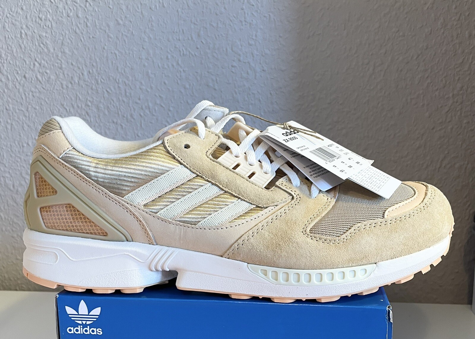ADIDAS ZX 8000 SIZE 47 1/3 H02111 like AQUA