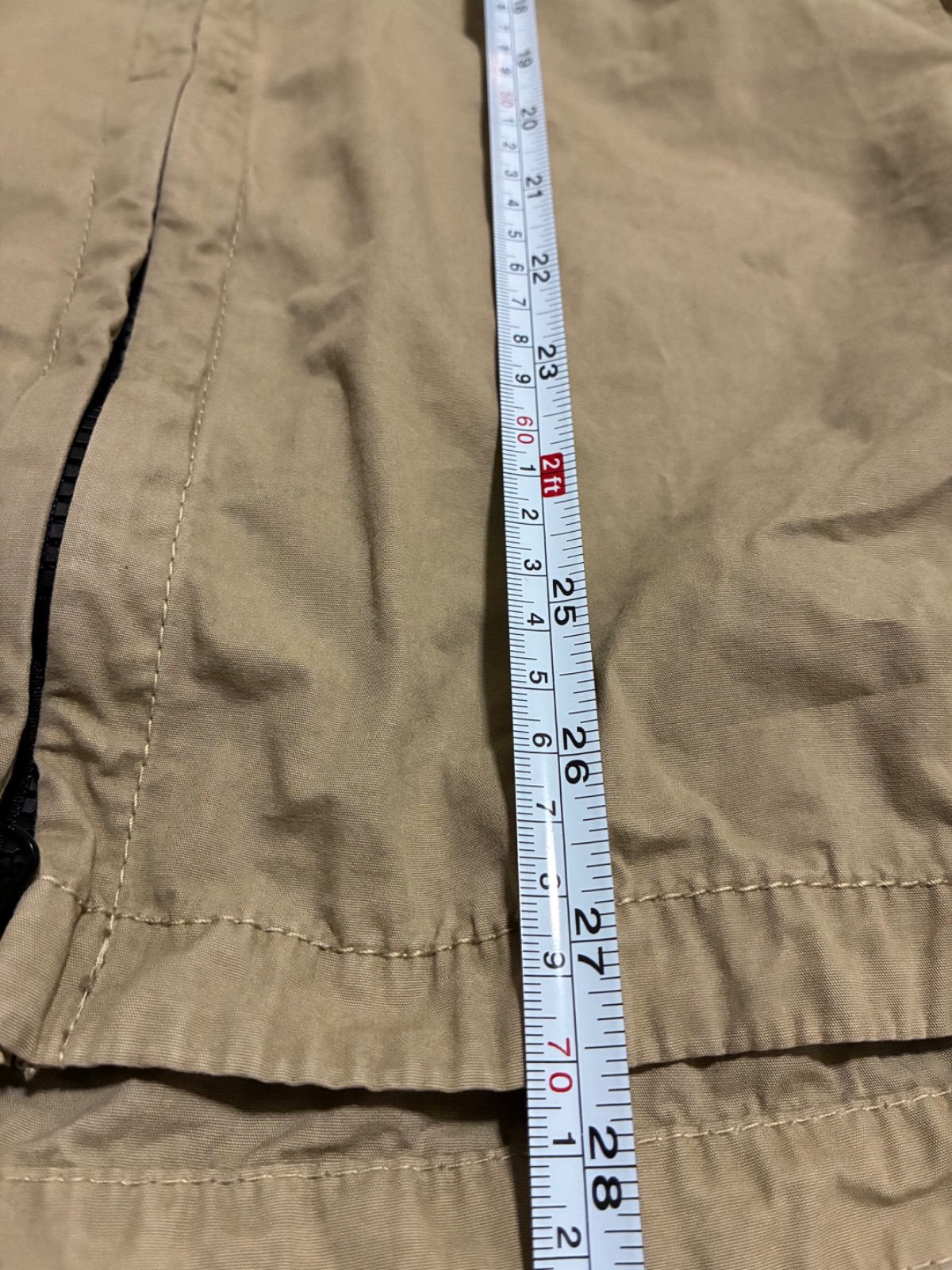 LNWOT AUTH STONE ISLAND BEIGE DOUBLE ZIP OVERSHIRT (SIZE XL)