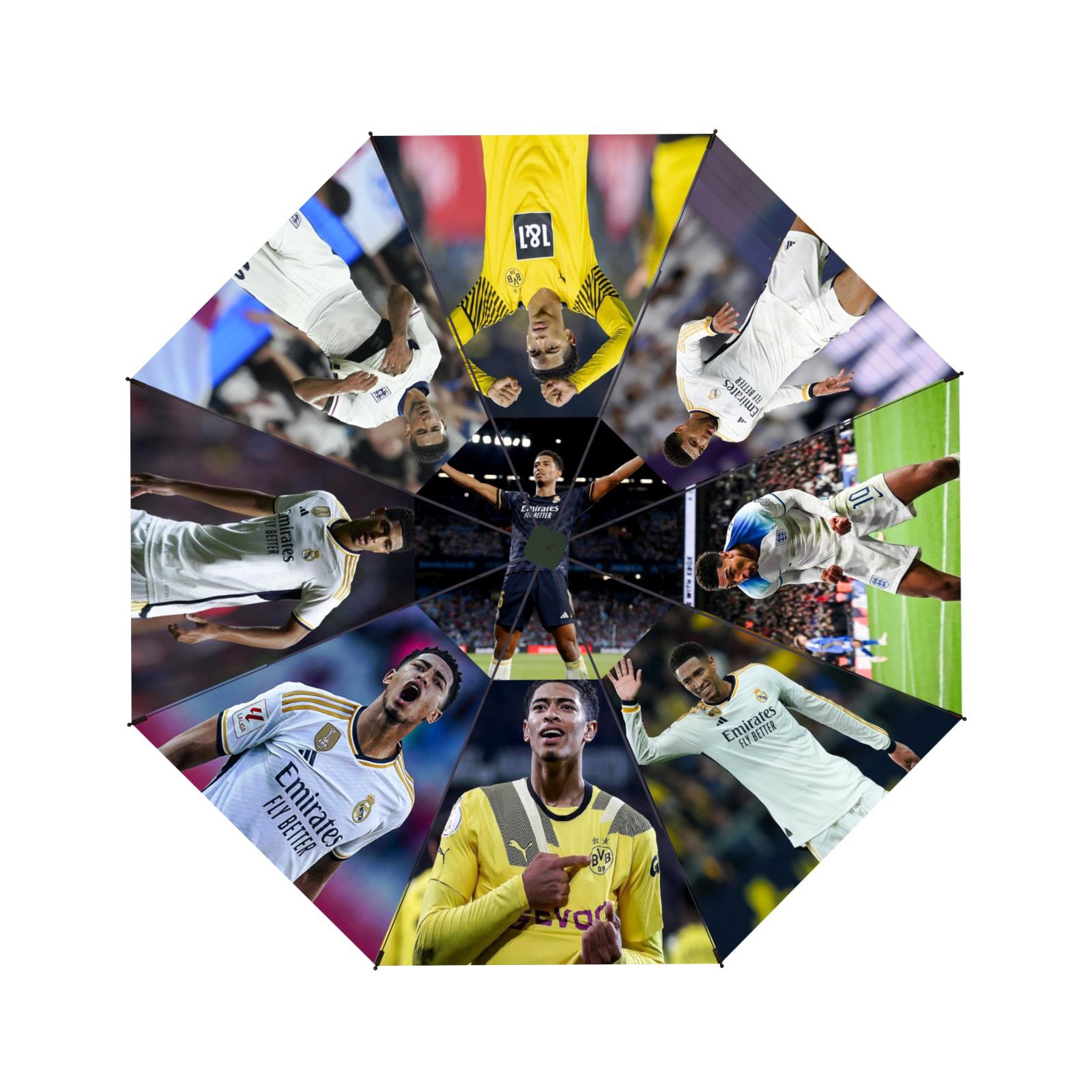 World Cup soccer star fan gift fully automatic umbrella (sun and rain protectio）