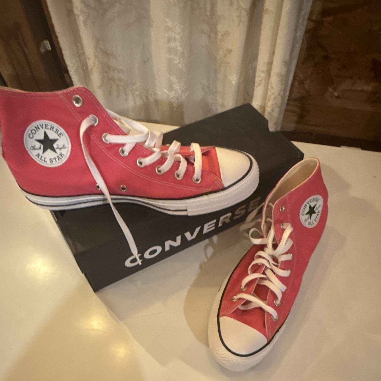 Converse Chuck Taylor All Star High Top Canvas Sneakers Chaos Fuchsia A08136F