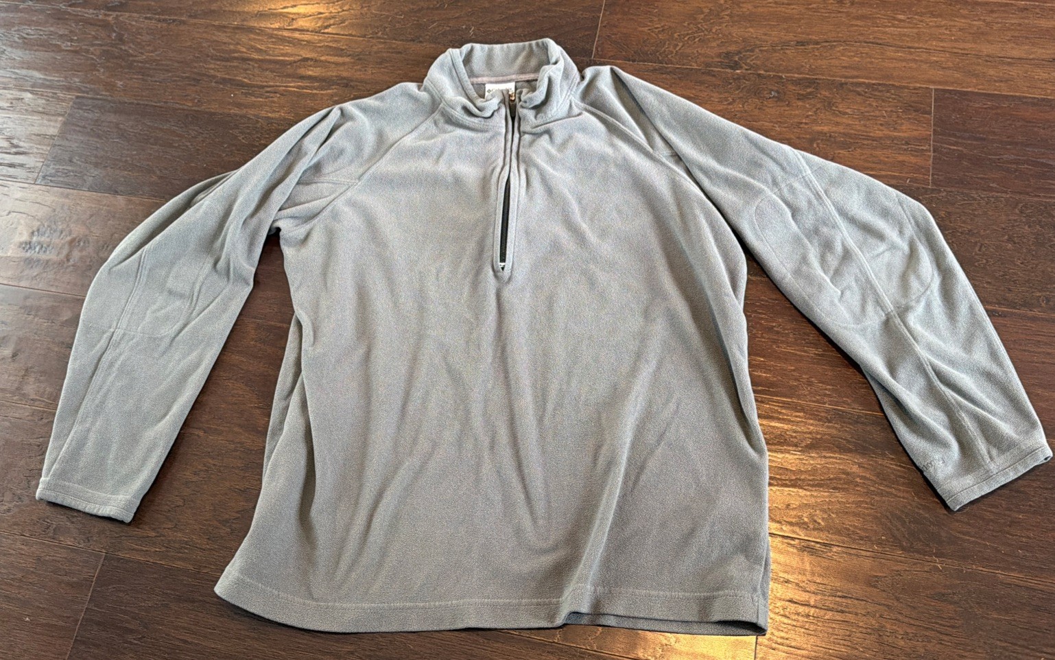 ❄️ Columbia Fleece Shirt Youth Size Boys Large 14-16 1/4 Quarter Zip Gray ❄️