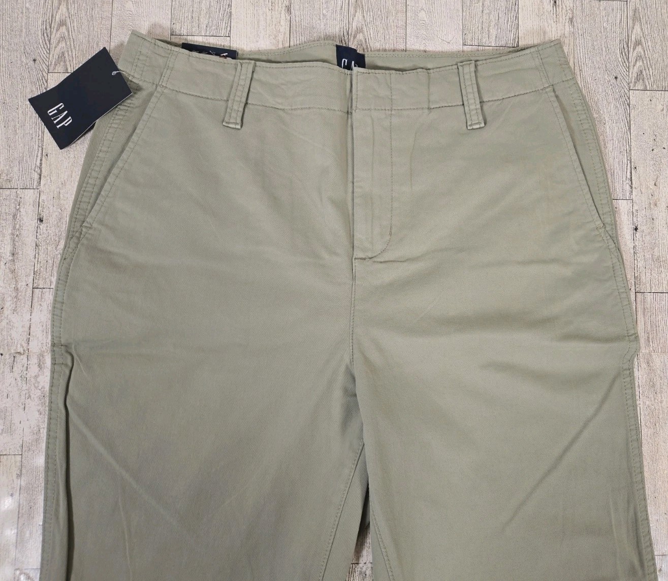 Gap Womens Pants 12 Slim Ankle Green Pockets Inseam 26.5″ NEW