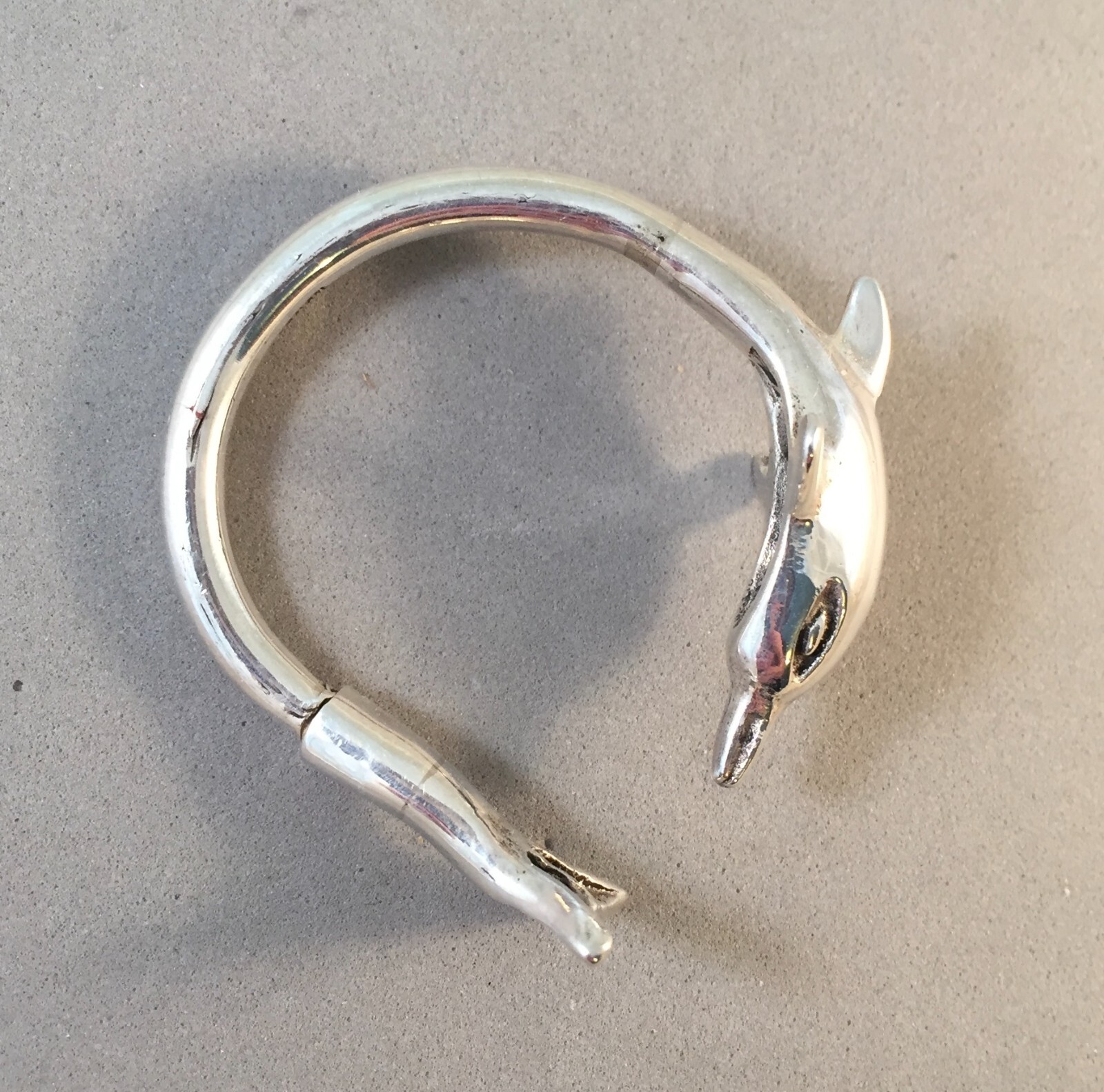 .925 Sterling Silver Dolphin Keychain 14.6 grams NEW MC01