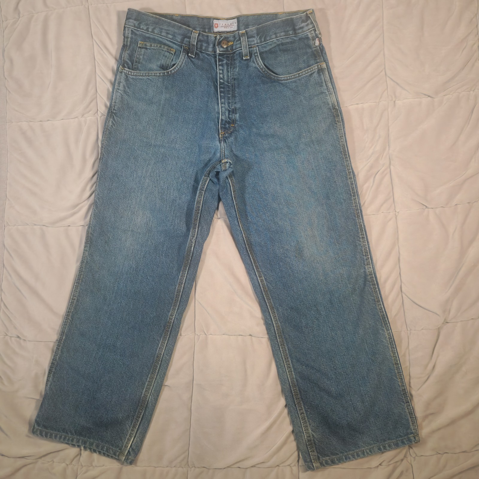 Mens Tyndale FR 35 x 33 27″ Inseam Fire Resistant Cotton Denim Pants Style F290T