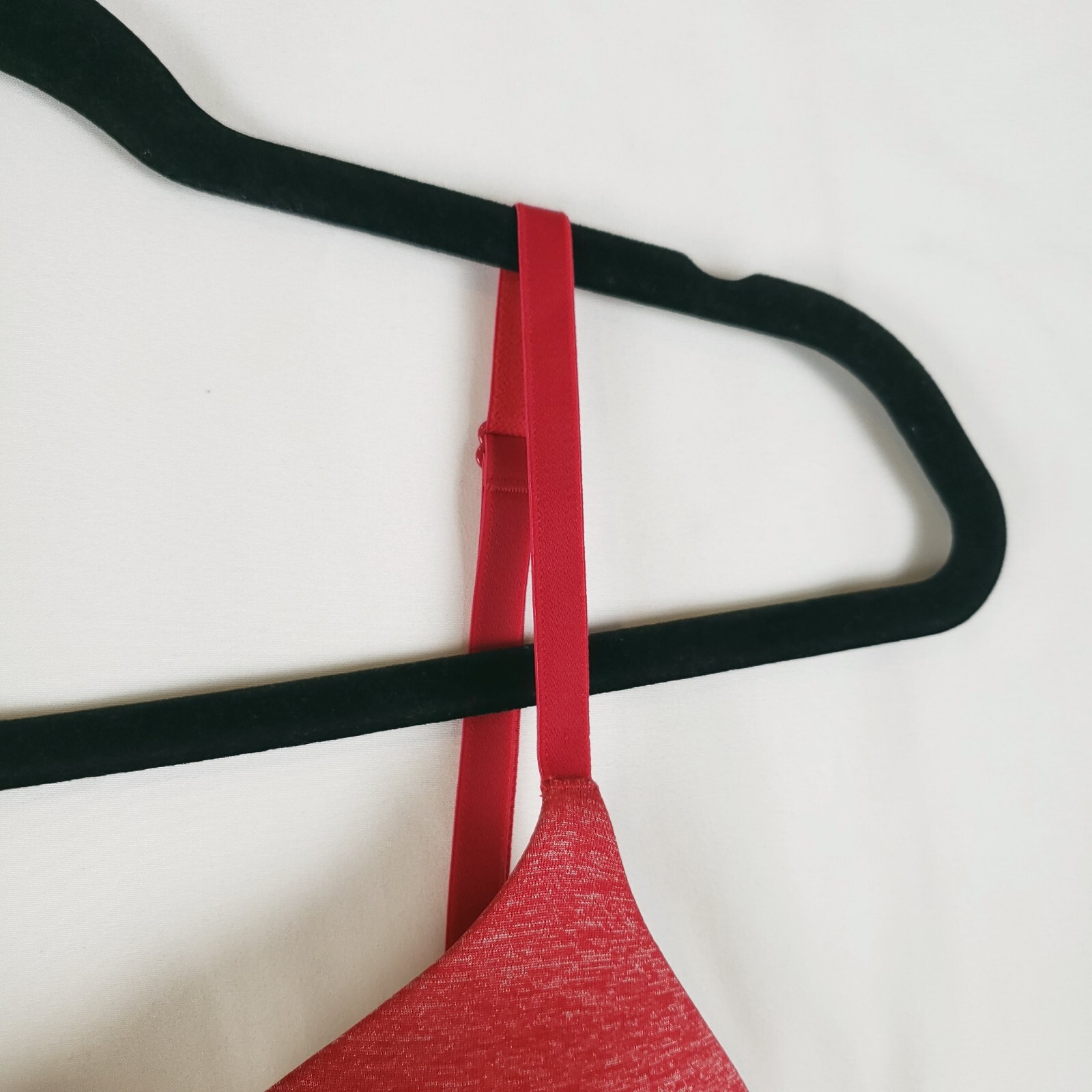 Victoria Secret Bra 34C Padded Perfect Coverage Underwire Multiway Straps Red