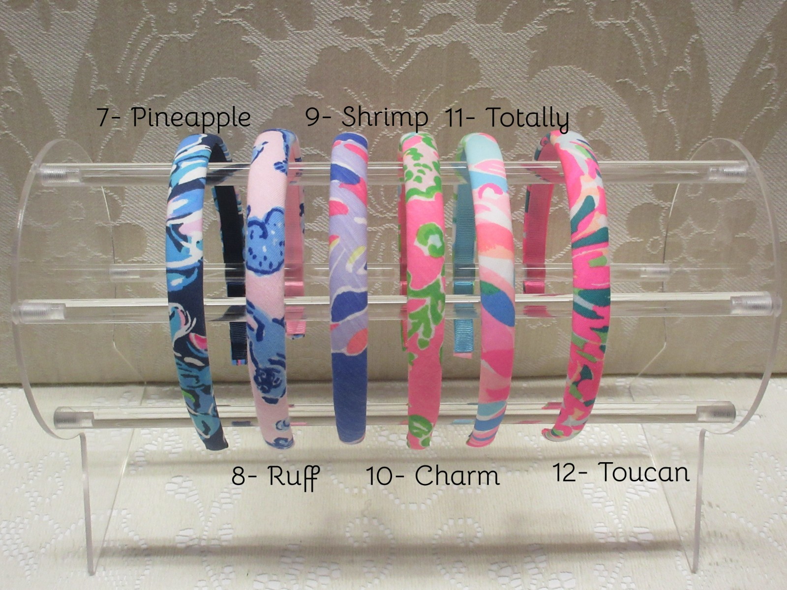 Handmade Preppy 1/2″ Narrow Lilly Pulitzer Fabric Headband in 12 Prints