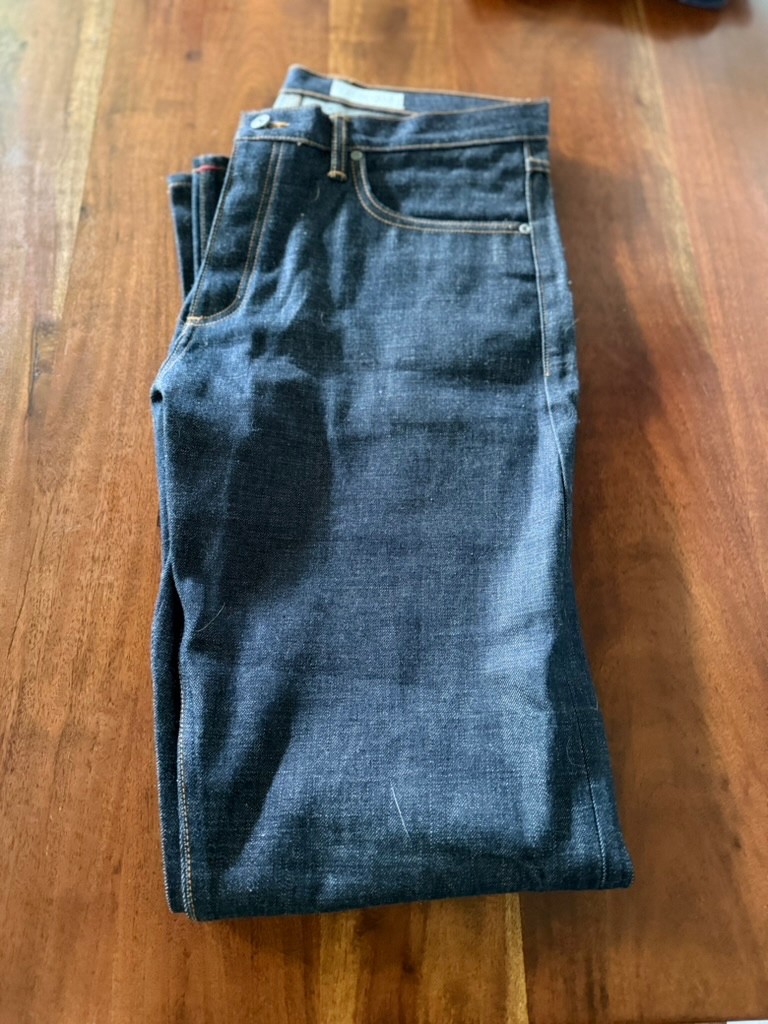#75 OKAYAMA STANDARD Stretch Denim Straight Leg Jeans Men’s Size 38 x 36L