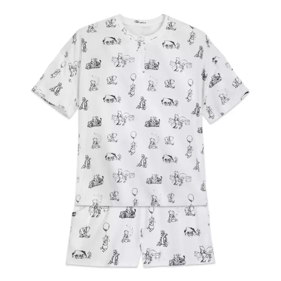 Winnie the Pooh and Pals Sleepwear Shorts Set – Two-piece – Large – BNWT