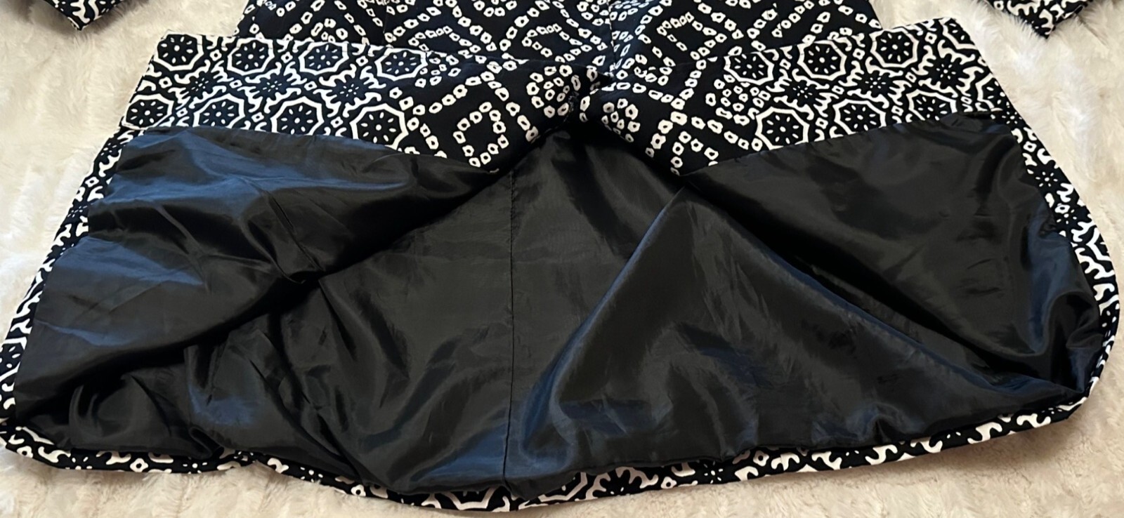 Women’s Multiples Black & White Buttoned Jacket Cotton Polyester Blend Size XS