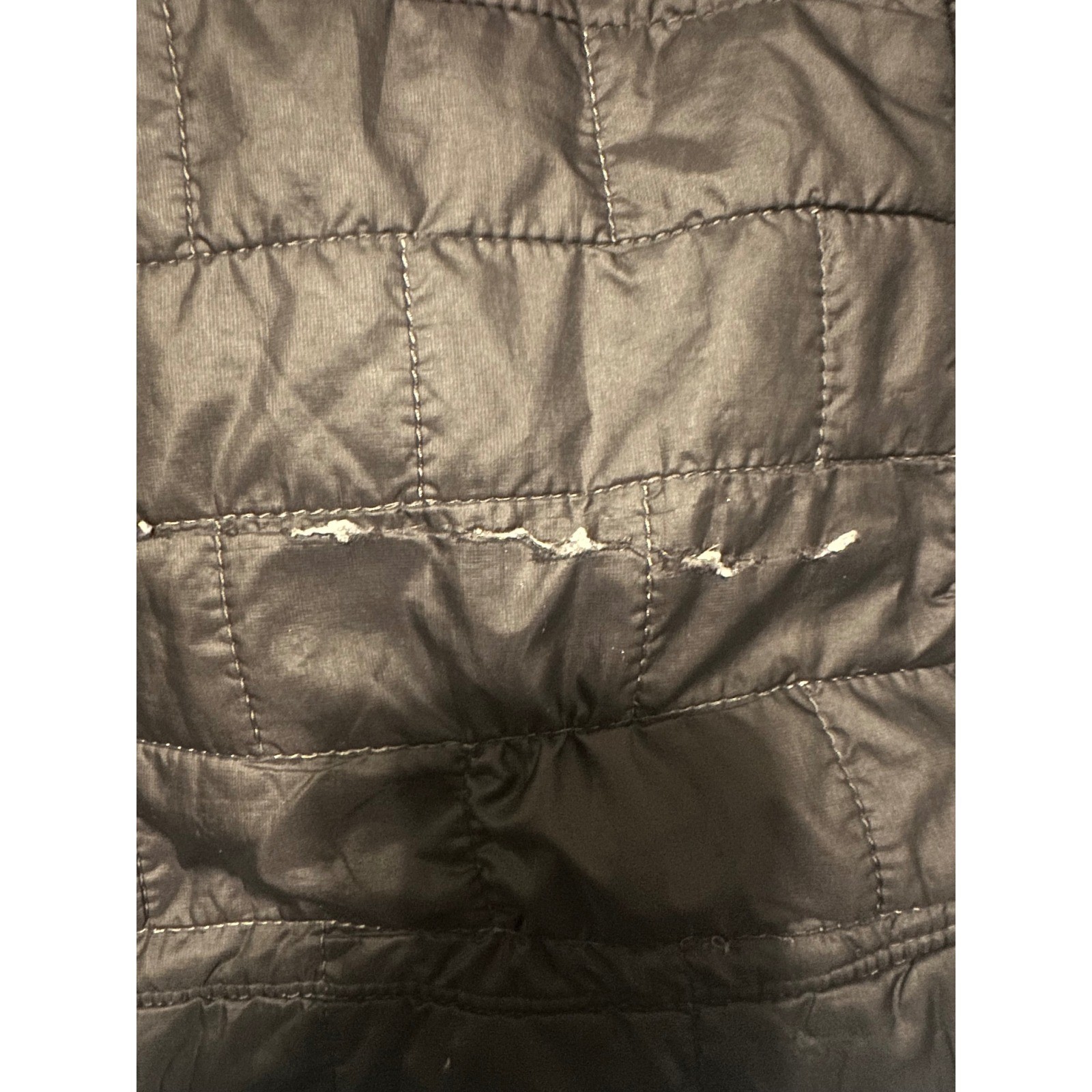 Patagonia Nano Puff Jacket Mens Medium Black Insulated Quilted Puffer flaw