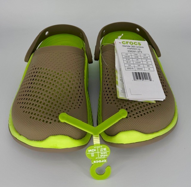 Crocs LiteRide 360 Summer Clog – Beach Sandals for Men 4 or Women’s 6, New