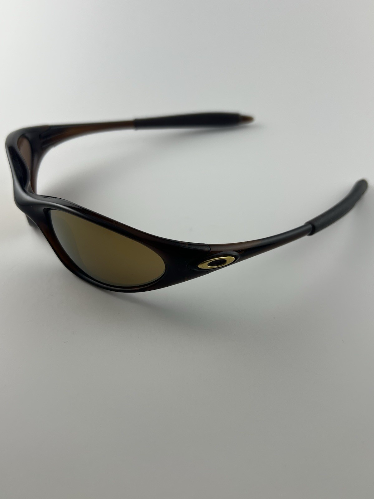 Oakley Minute 1.0 Polished Rootbeer Frame Gold Iridium Lens Gold Icons XX RARE