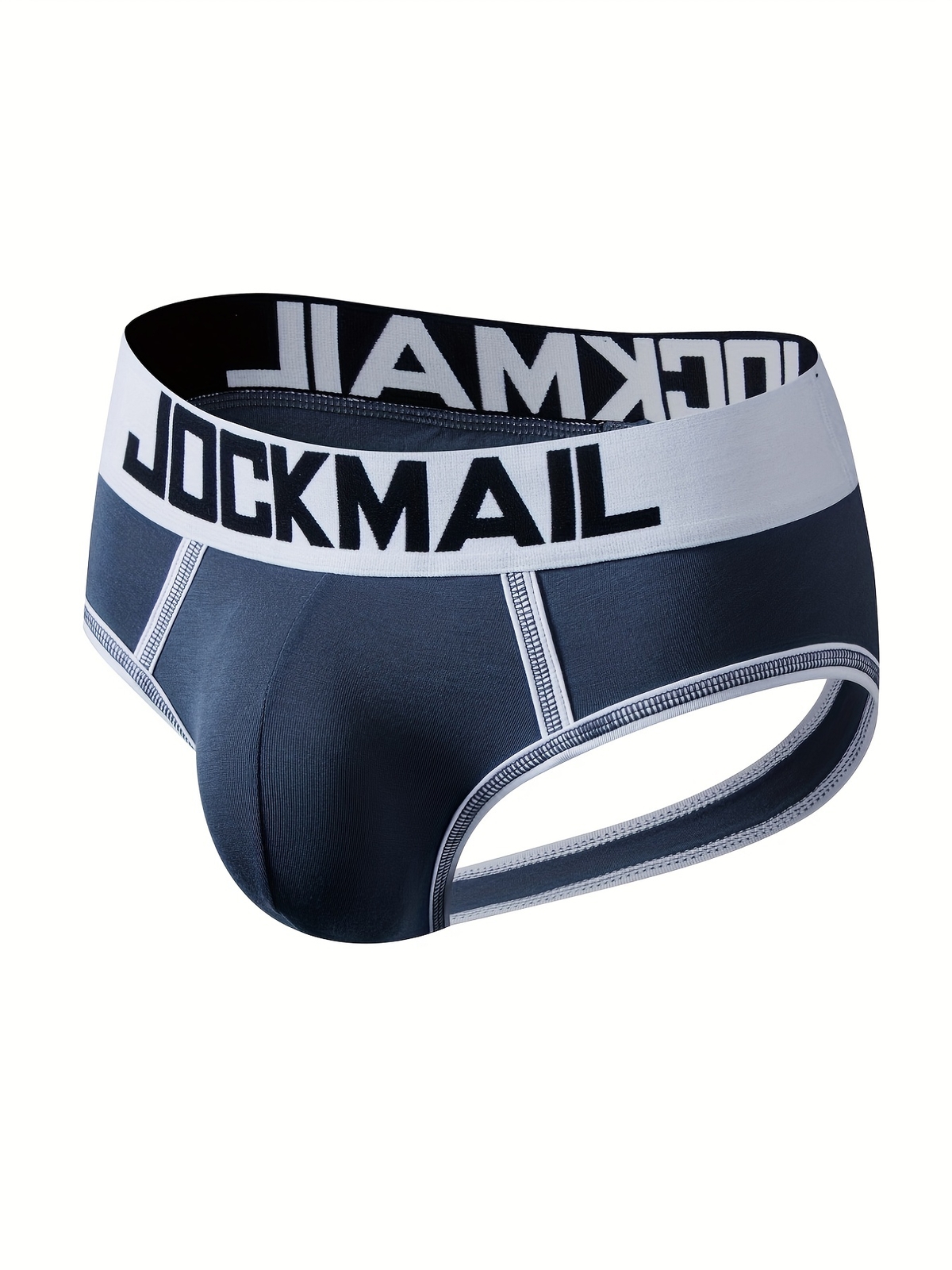 Men’s Jockstrap Low Waist Briefs with Open Back Modal Sexy Underwear