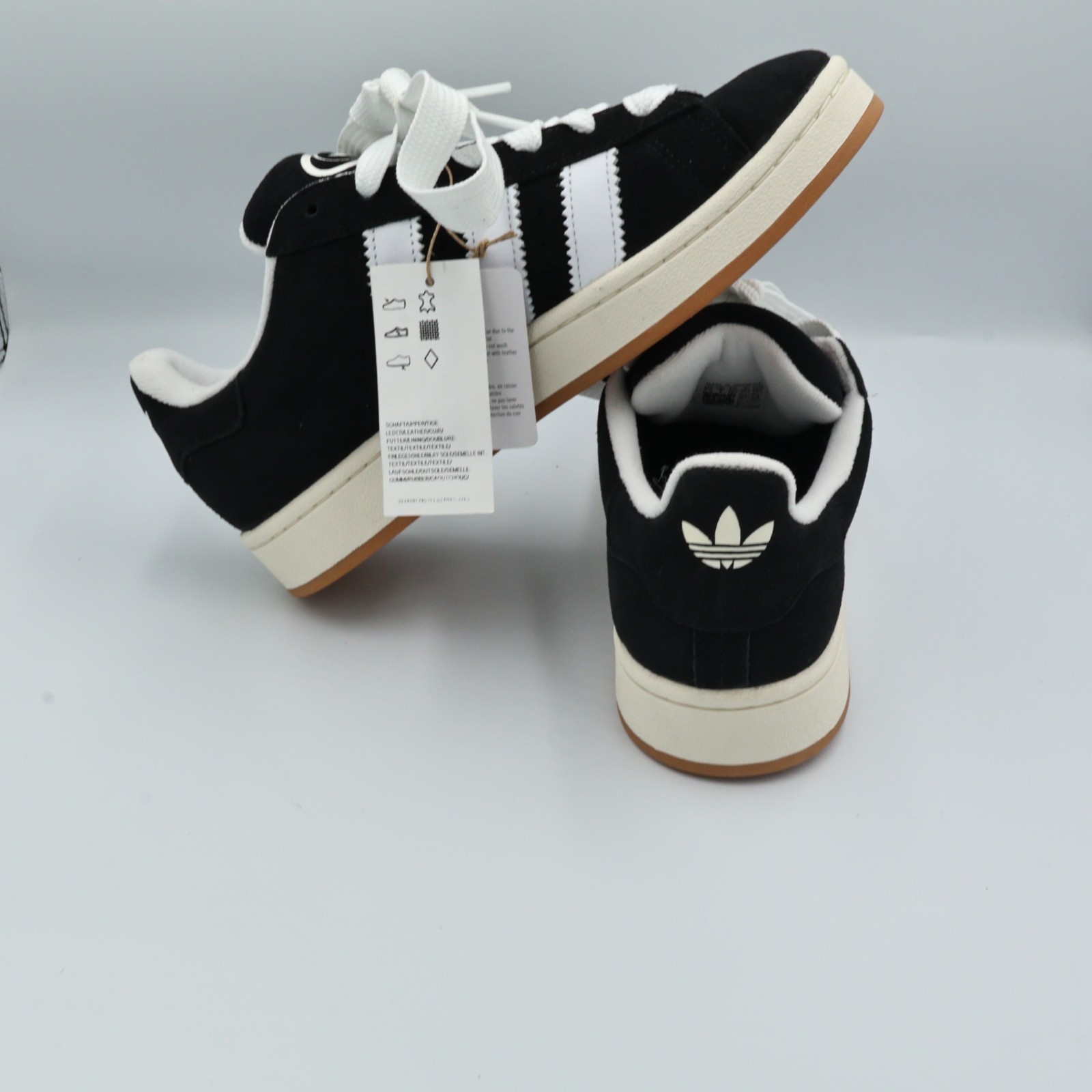 Adidas Campus Black White Suede Sneakers Men’s Size 7.5 Casual Shoes
