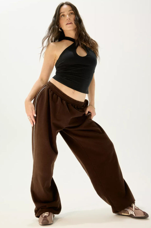 iets frans Harri Wide Leg Jogger Pants 100% Cotton Baggy Sweatpants Choose Color