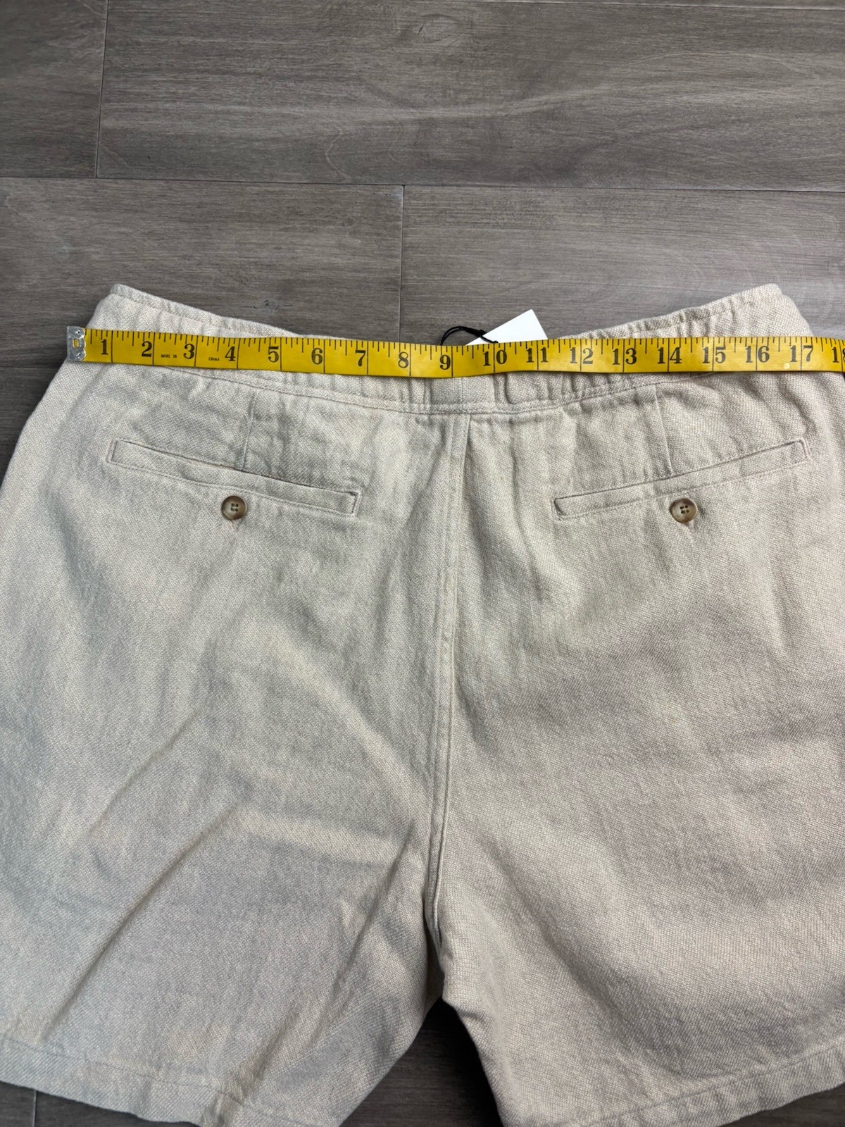 Octobre Éditions Men’s Short Priam Naturel Shorts Men’s Size 2xl Cotton Beige