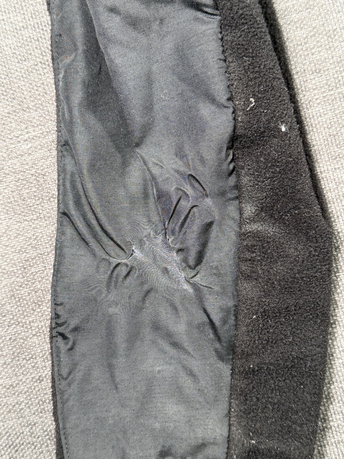 The North Face Men’s Medium Black Fleece Jacket with Nylon Panels