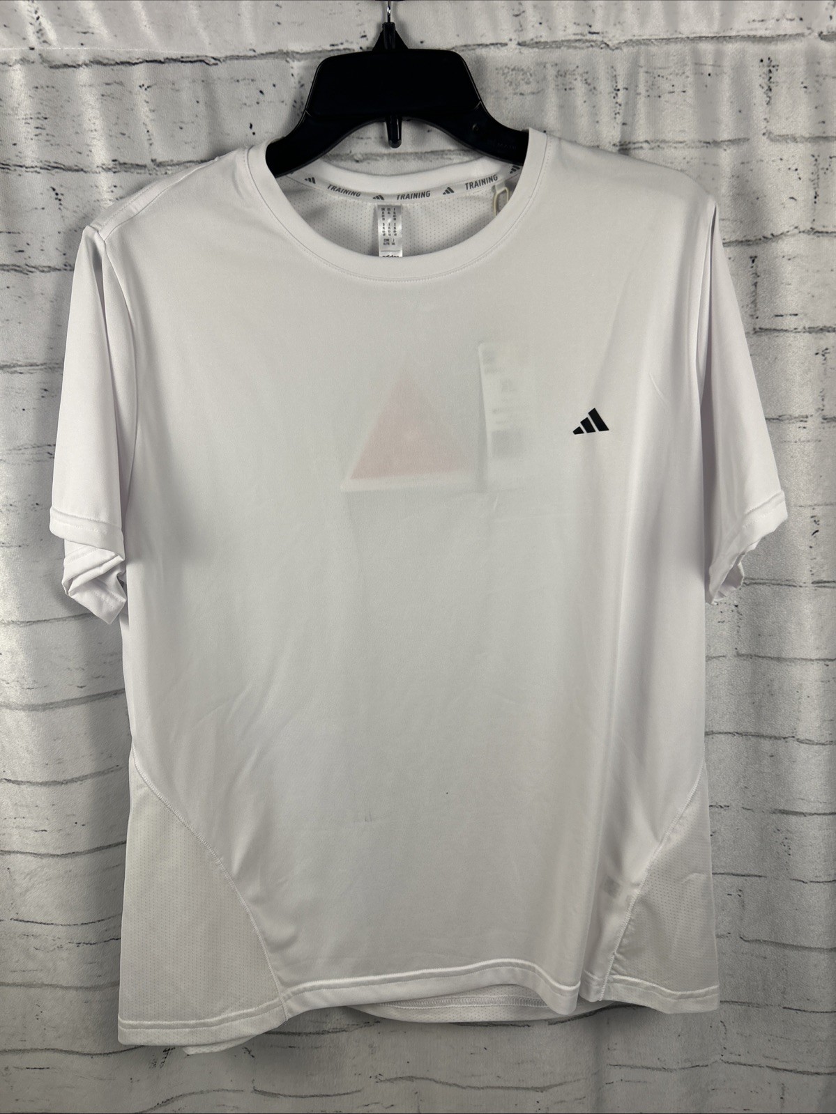 NWT Adidas Womens Training T-Shirt Pull Over Short Sleeve White Size Small