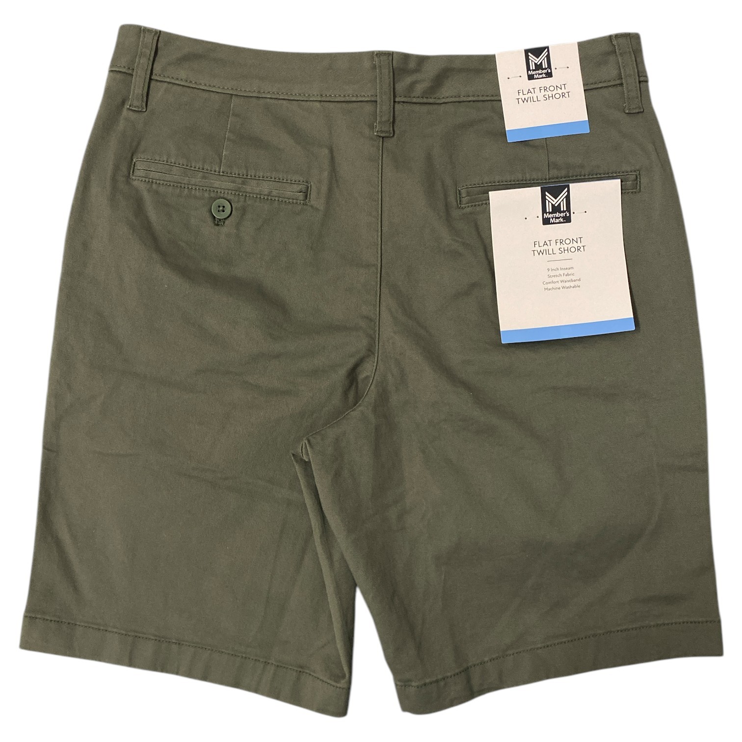 Member’s Mark Men’s Everyday Stretch Flat Front TwillShort 32/34/36/38/40 Colors