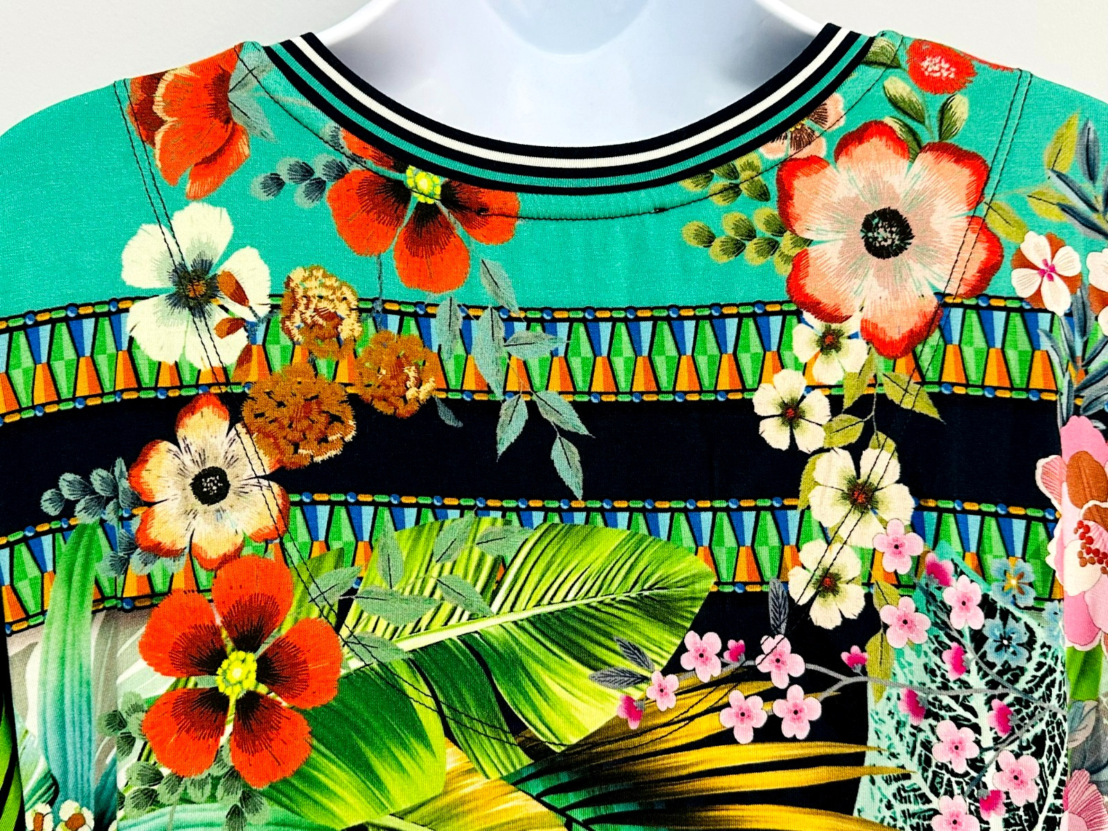 NEW Johnny Was Dress Short Sleeve Tiger Colorful YOUR CHOICE: 2XL or XS
