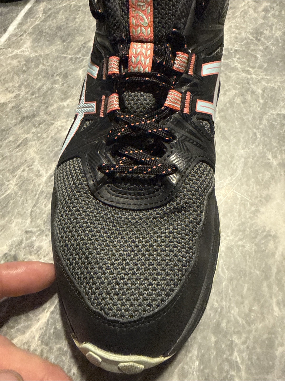 Asics Gel-Venture 8 Black Synthetic Mesh Running Sneakers Shoes Women’s Size 9