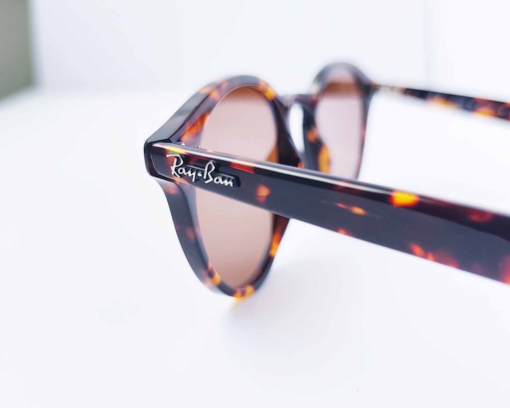 Ray-Ban Sunglasses RB2180 Polished Light Havana Frame Brown Lens 49mm Unisex