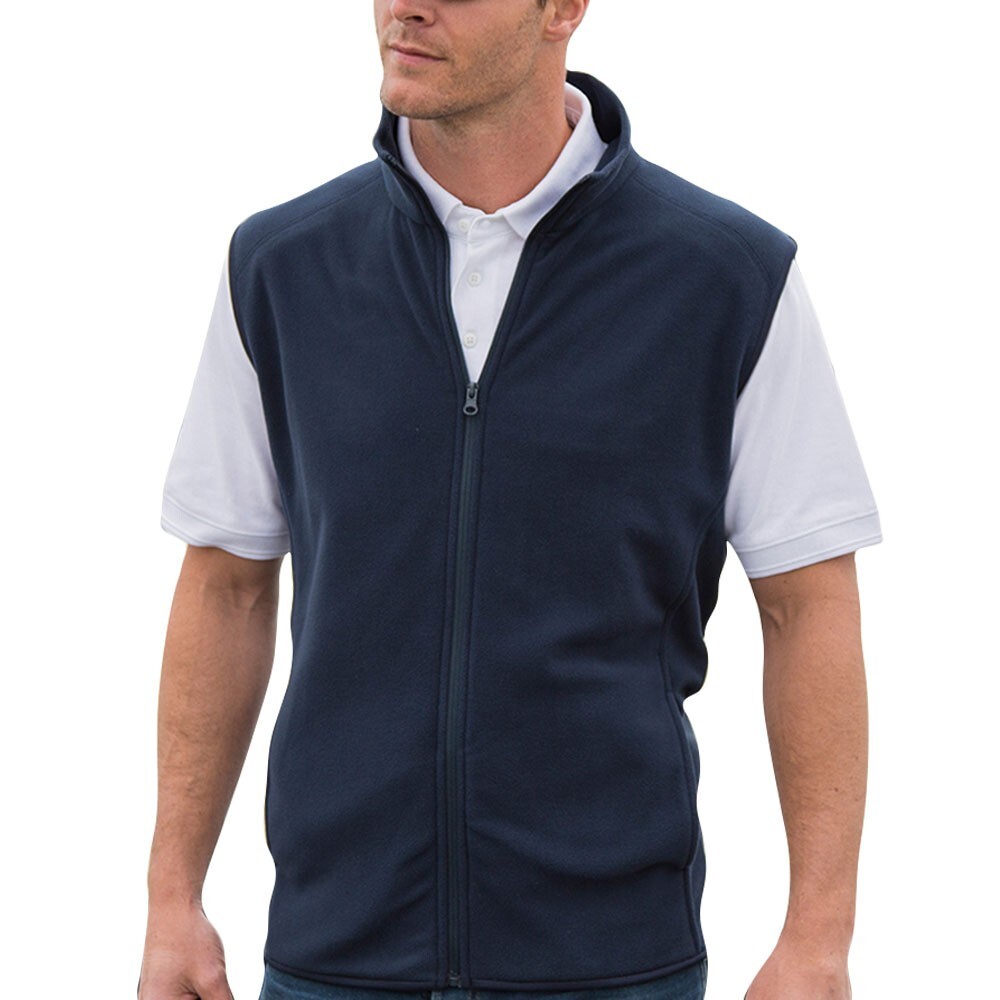 Mens Gilet MICROFLEECE Bodywarmer Fleece Jacket Body Warmer Sleeveless Vest