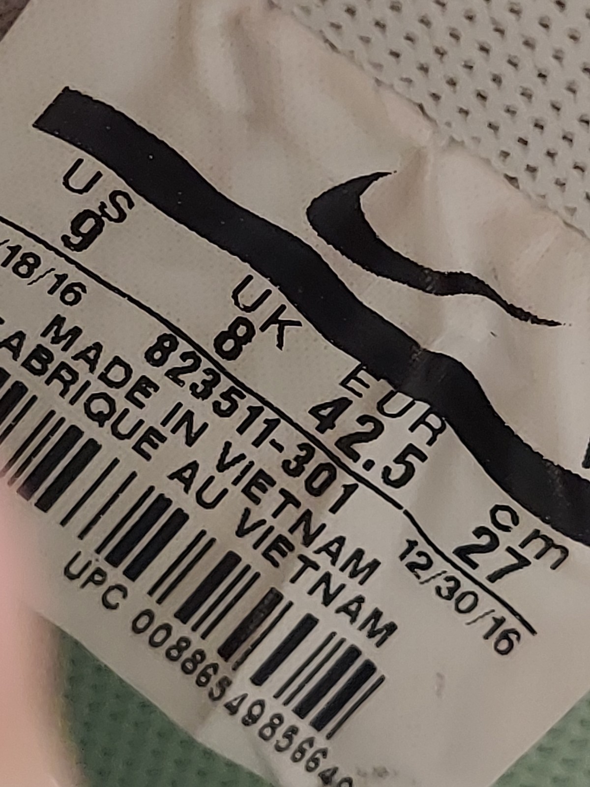 Nike Air Force 1 07 LV8 Fresh Mint Size 9