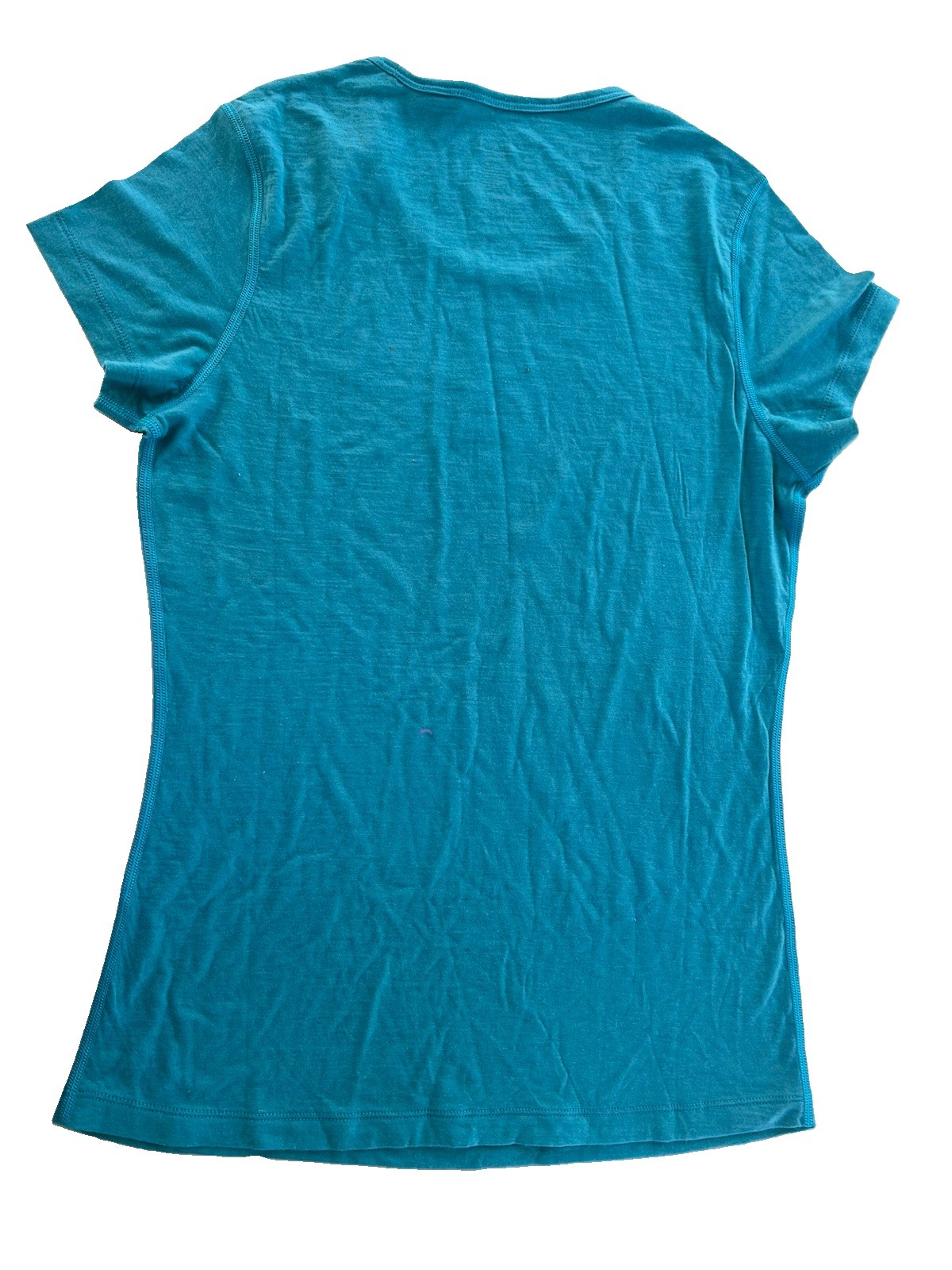 Metarino Women’s Wool Polyester Blend Top Size Small Base Layer Short Sleeve