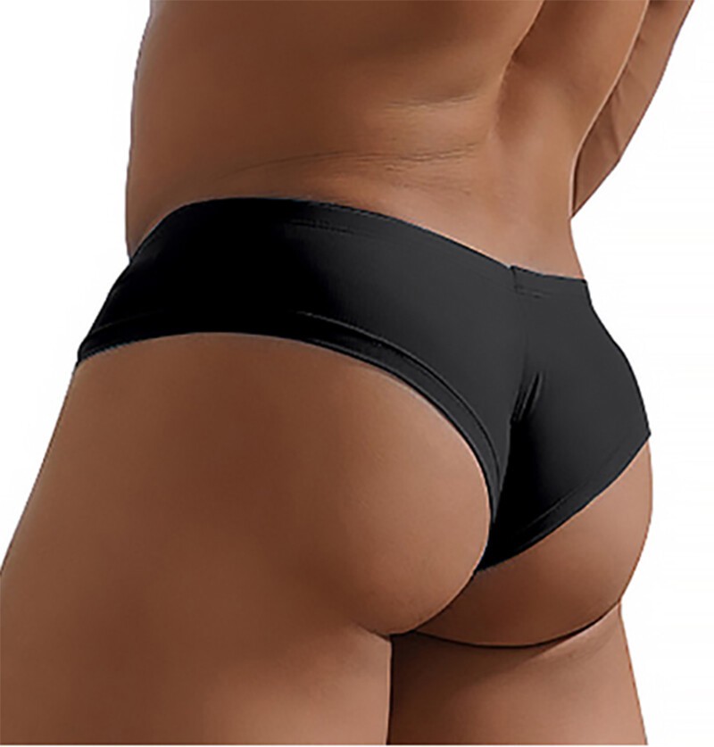 Men Sexy Low Waist Half Hip Wrap Bikini Briefs Underwear Pouch Panties Shorts US