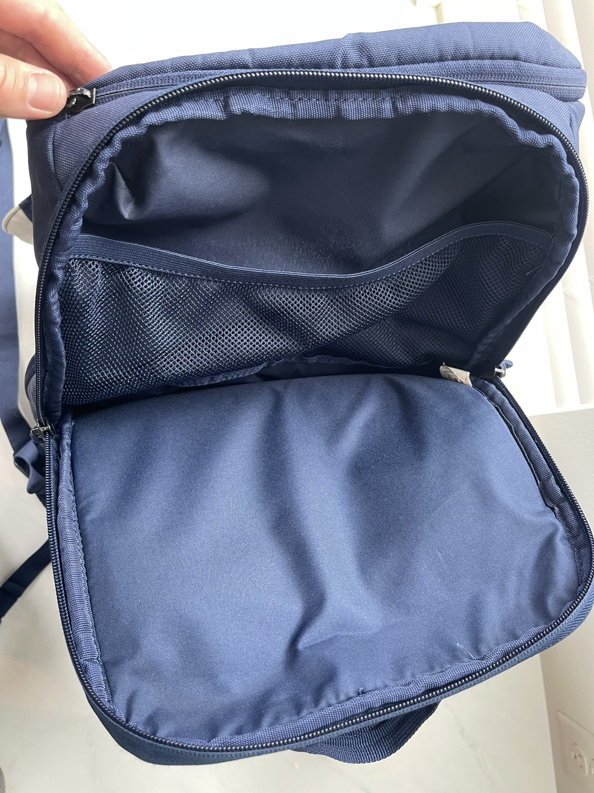 Nike Elite Pro 32L Basketball Backpack – Navy Blue/White