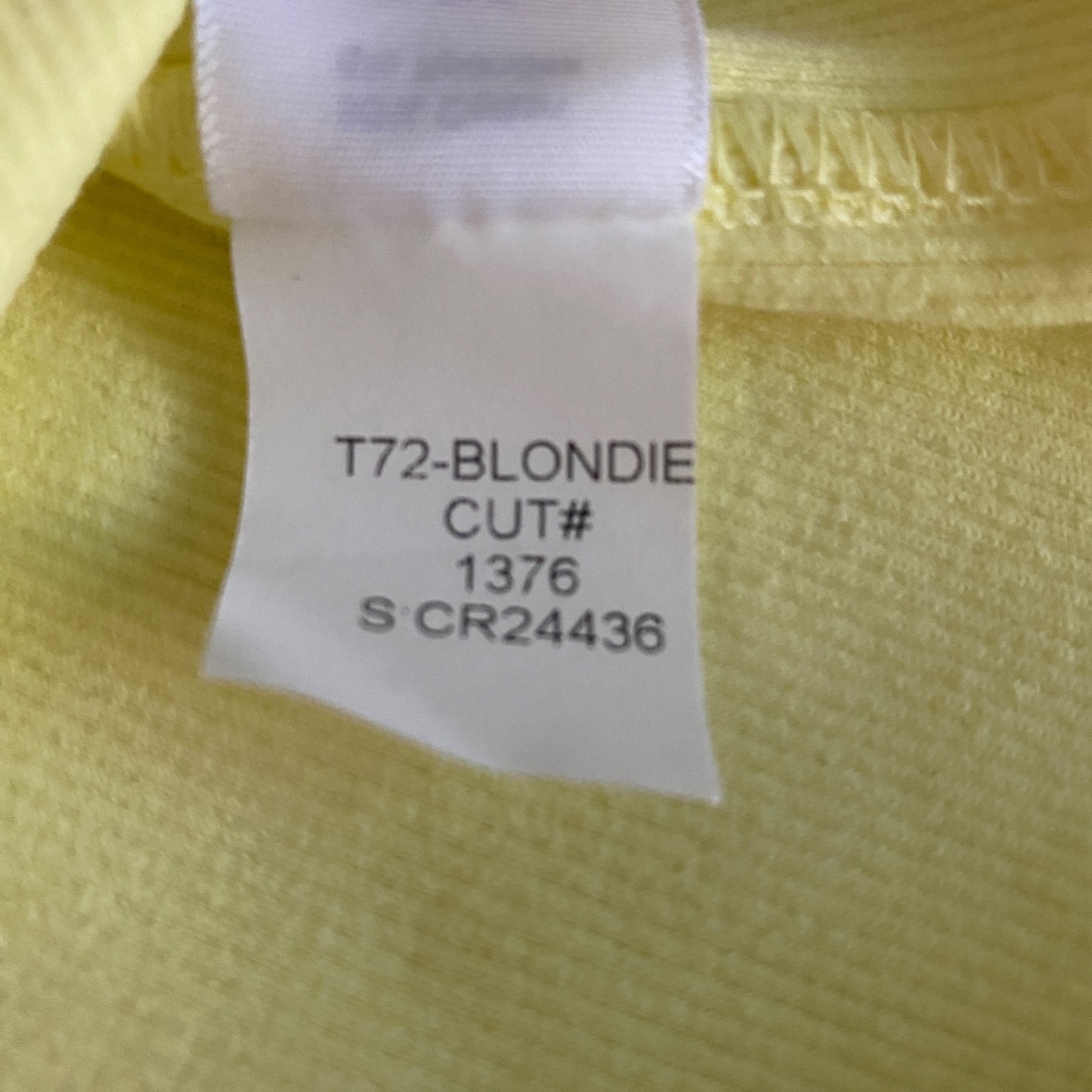 PerfectWhiteTee Sleeveless tank Women’s Size L Yellow The Blondie Scoop Neckline
