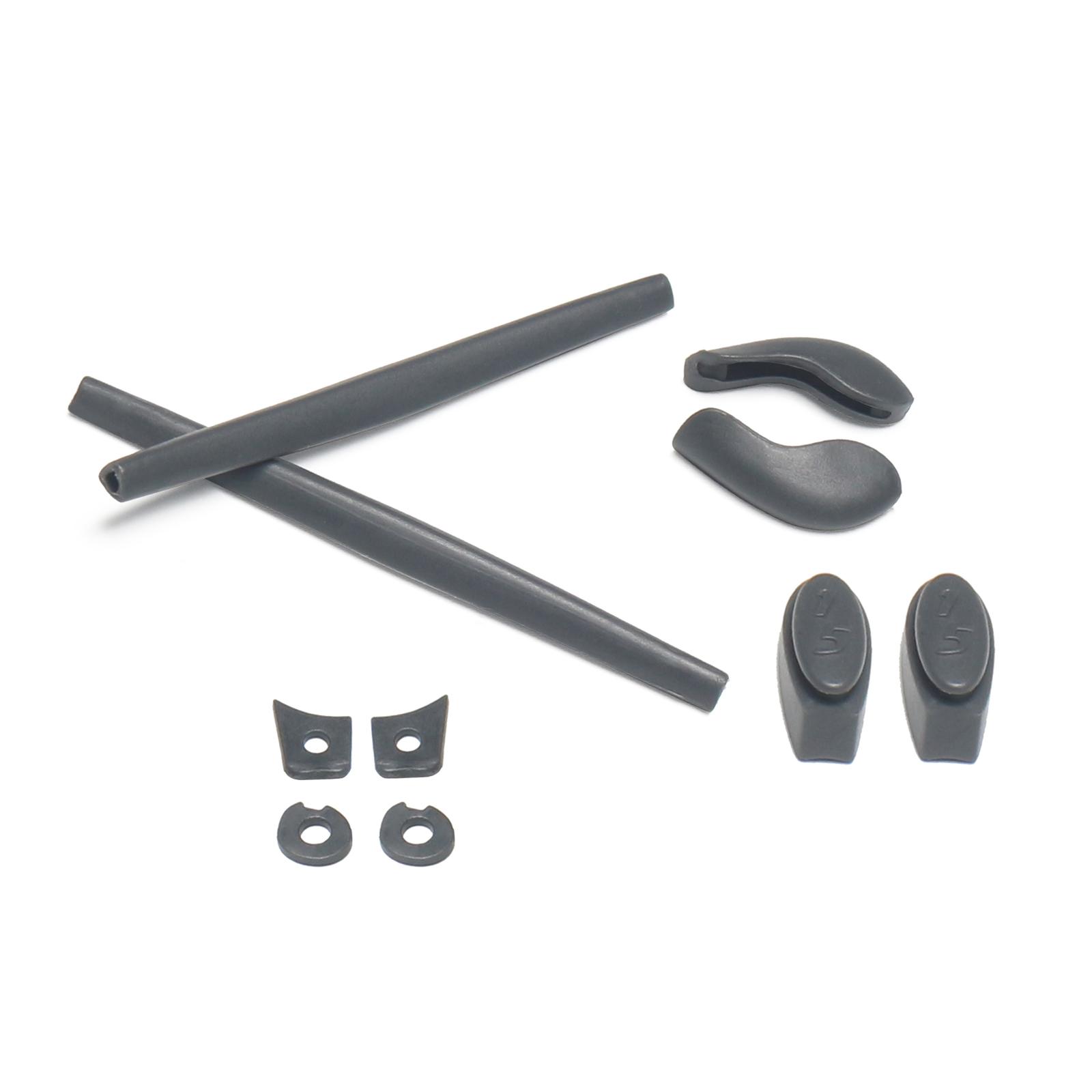 Gray Replacement Silicon Rubber Kits & 4Pcs T6 Screw for-Oakley Juliet Sunglass