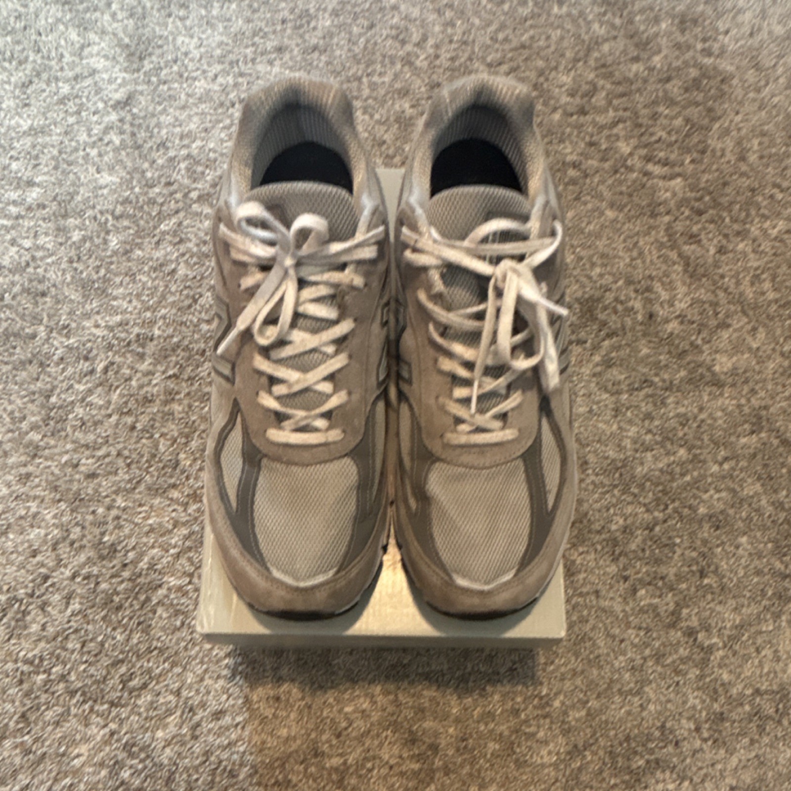New Balance 990 v4 U990GR4 Grey Silver Men’s Suede Athletic Sneakers 2023