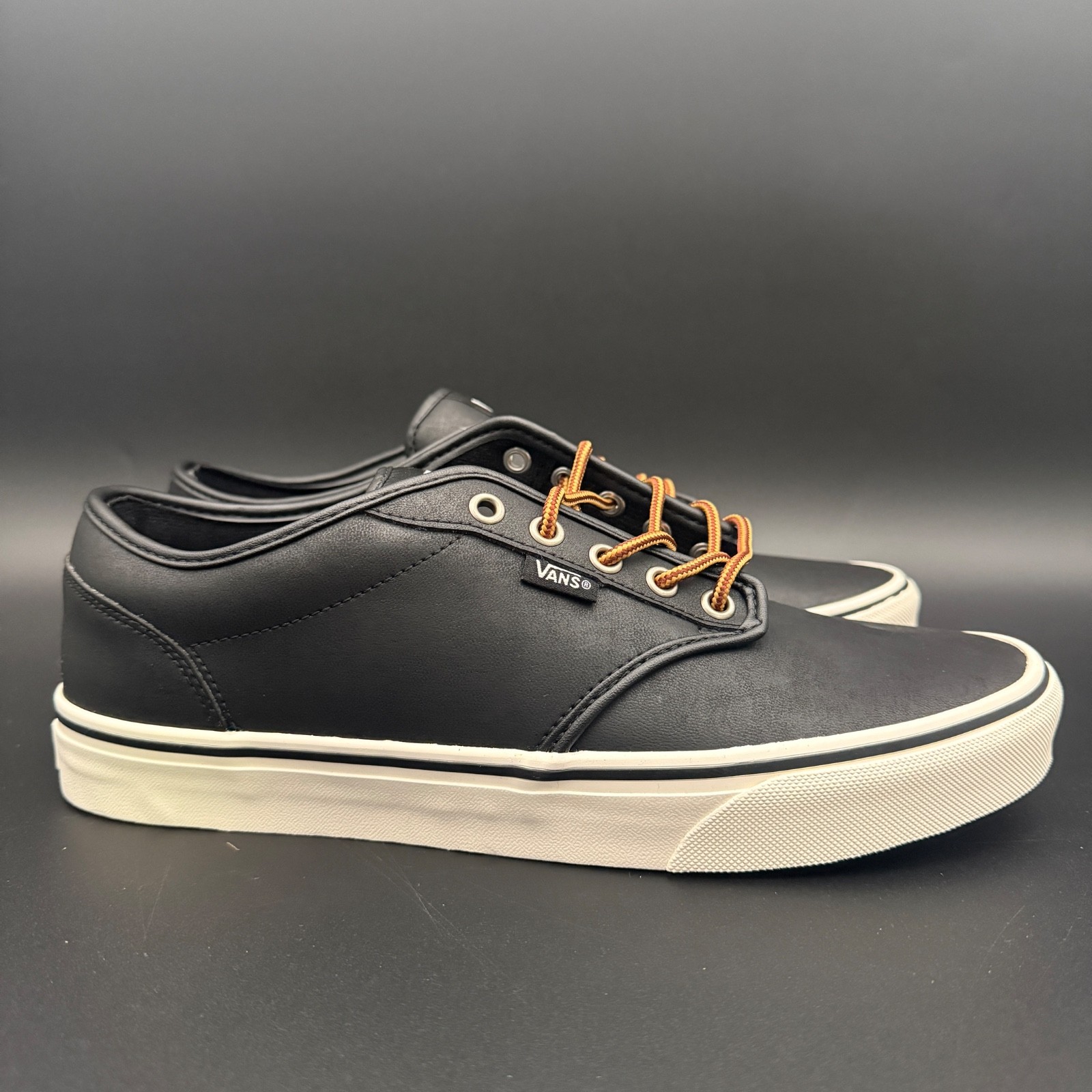Vans Men’s Atwood Black/Marshmallow Skate MEN Shoes VN0A327L68X