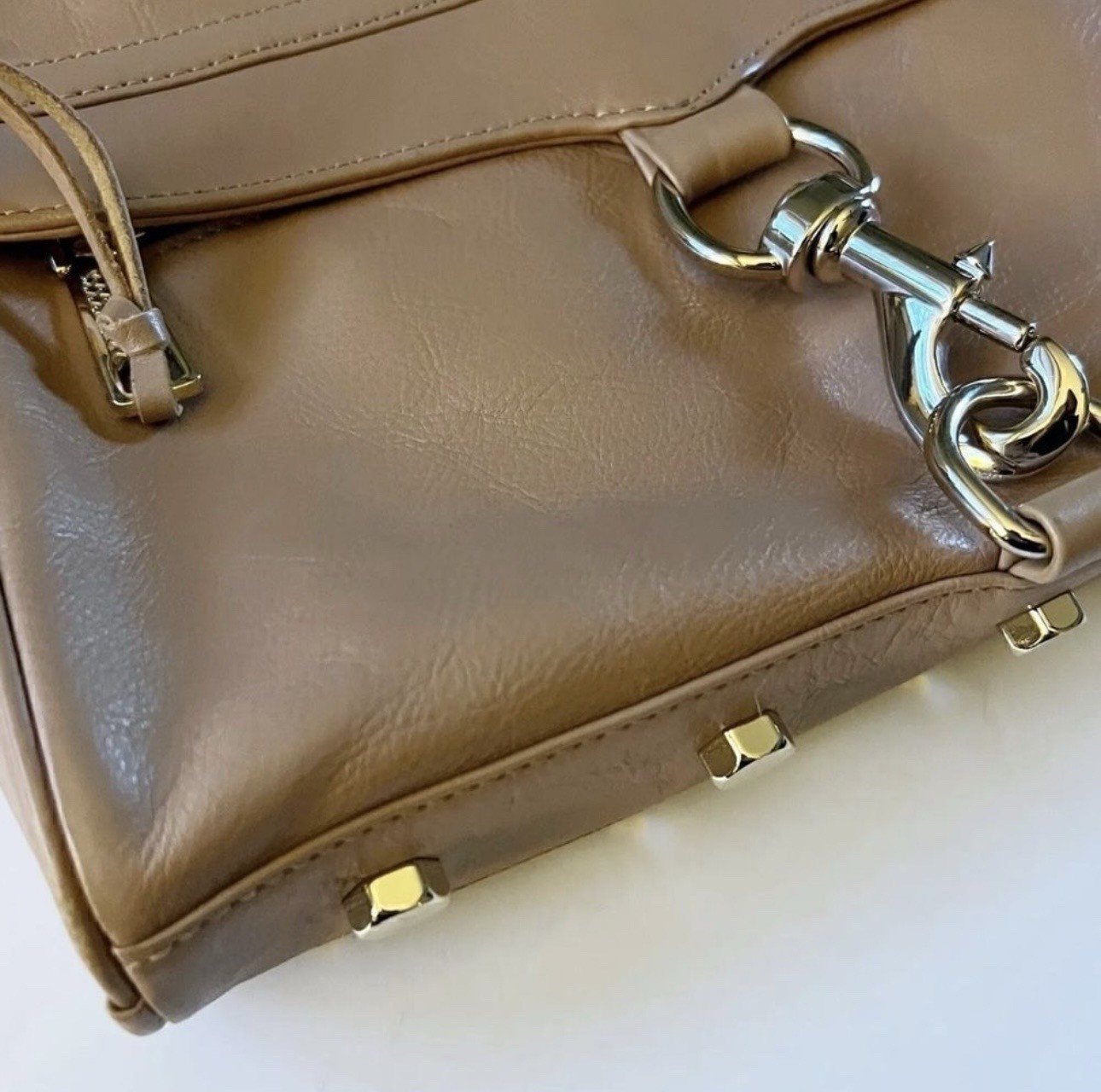 Rebecca Minkoff MAC Leather Crossbody Bag, Brown