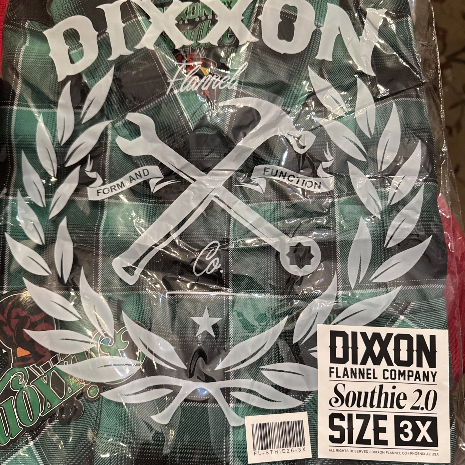 DIXXON “SOUTHIE 2.0” Men’s 3XL Flannel
