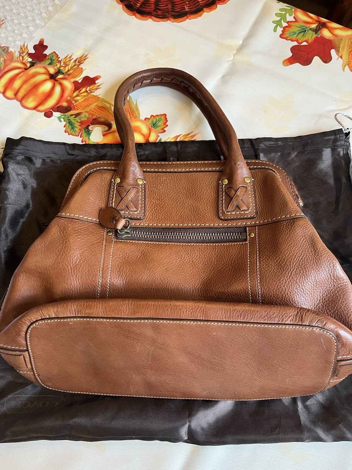 Coach 65th Bleeker Legacy Thompson Ltd Edition Whisky Brown Leather Bag 11373