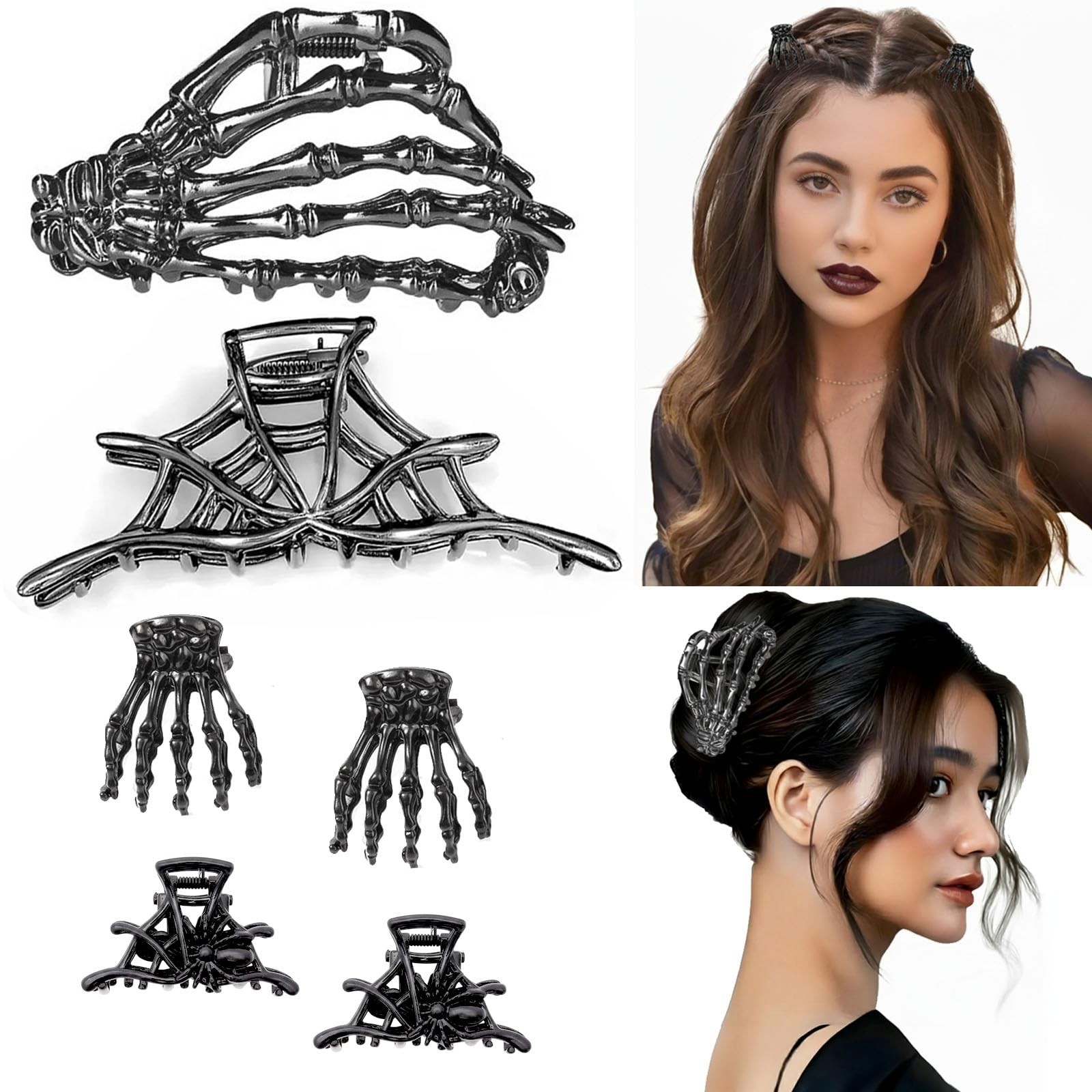 6 PCS Halloween Large&Small Spider Web 1 Count (Pack of 6), Style