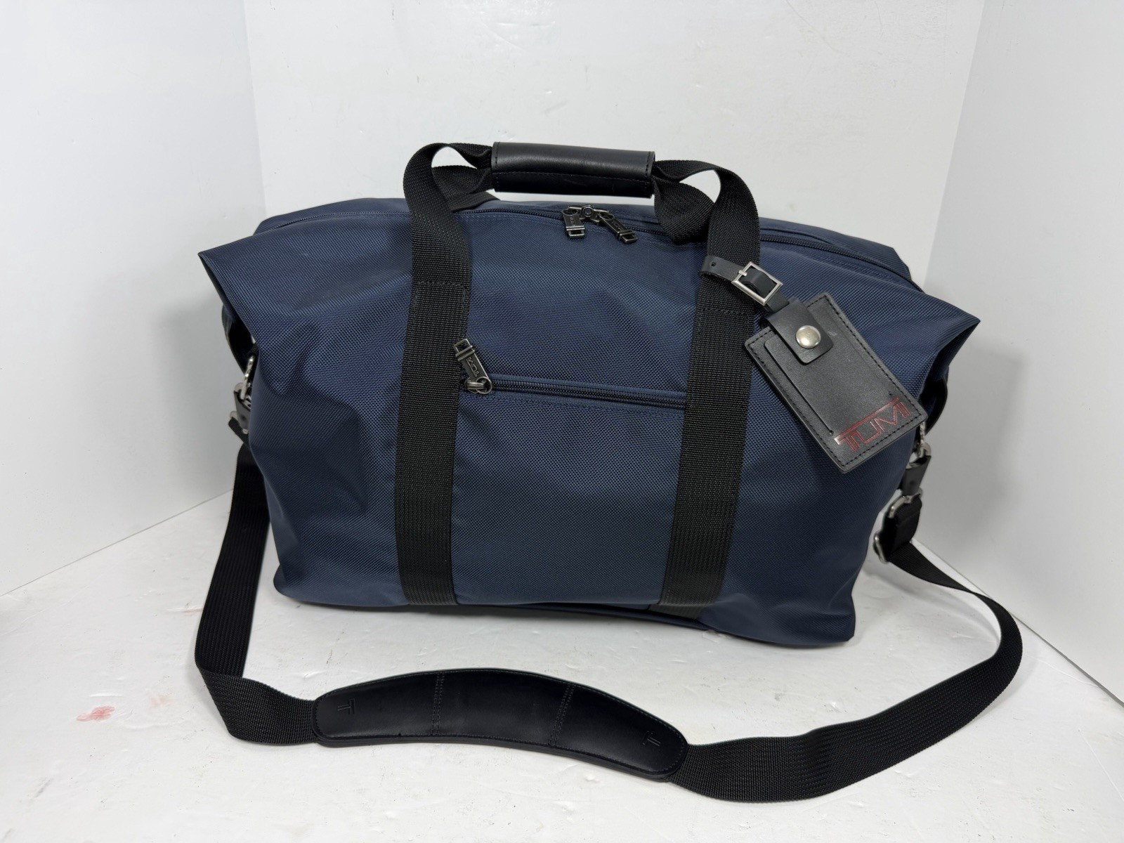 Tumi Alpha Travel Satchel Gen 4 Blue 18x8x12 New
