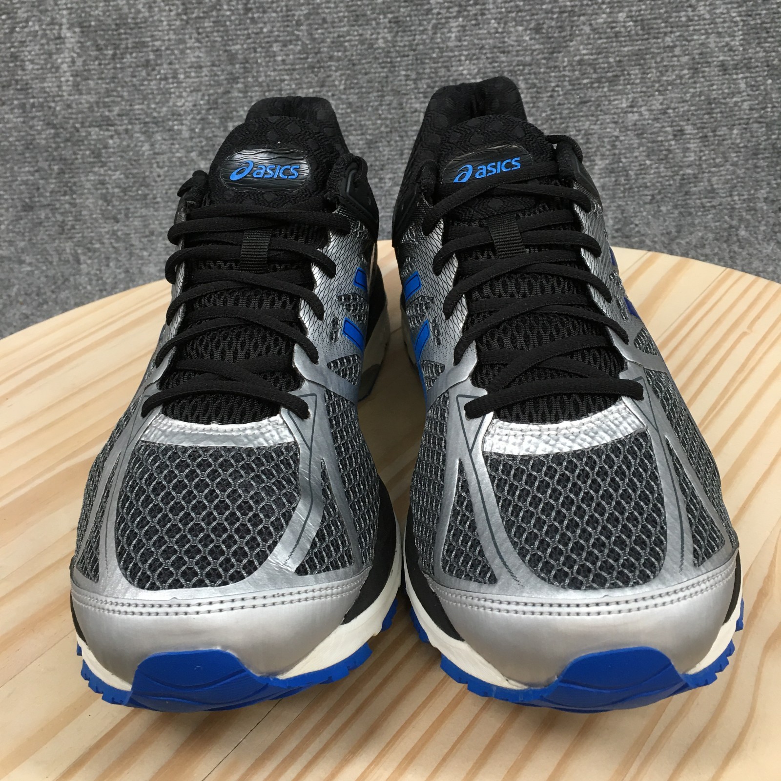 Asics Gel-Cumulus 17 Running Shoes Mens 12.5 2E Lace Up Sneakers Gray Black NEW