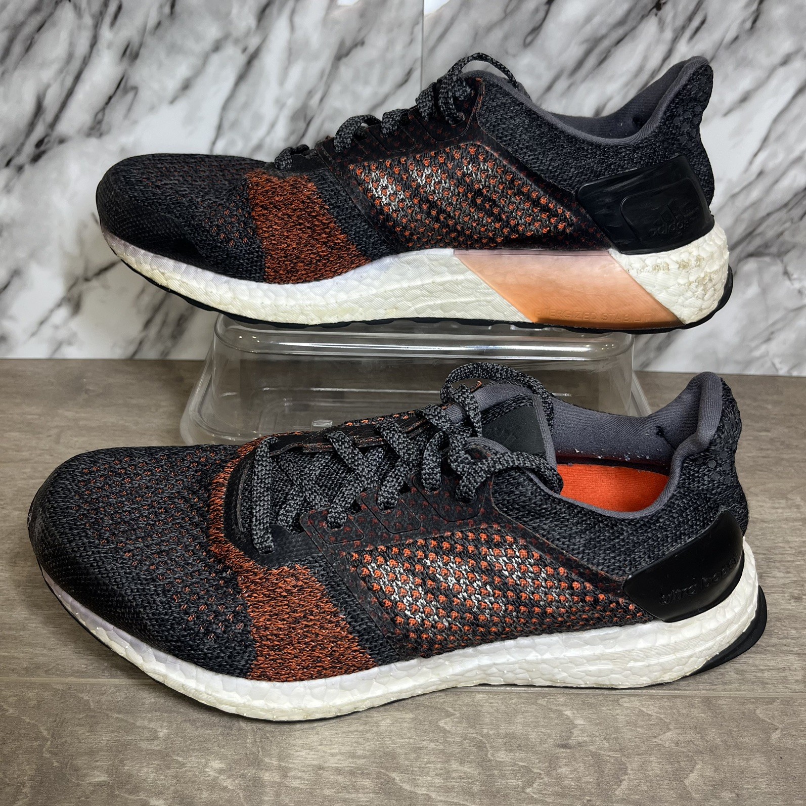Adidas Ultraboost ST Core Energy Men’s Running Shoes Sneakers Size 8 (S80616)
