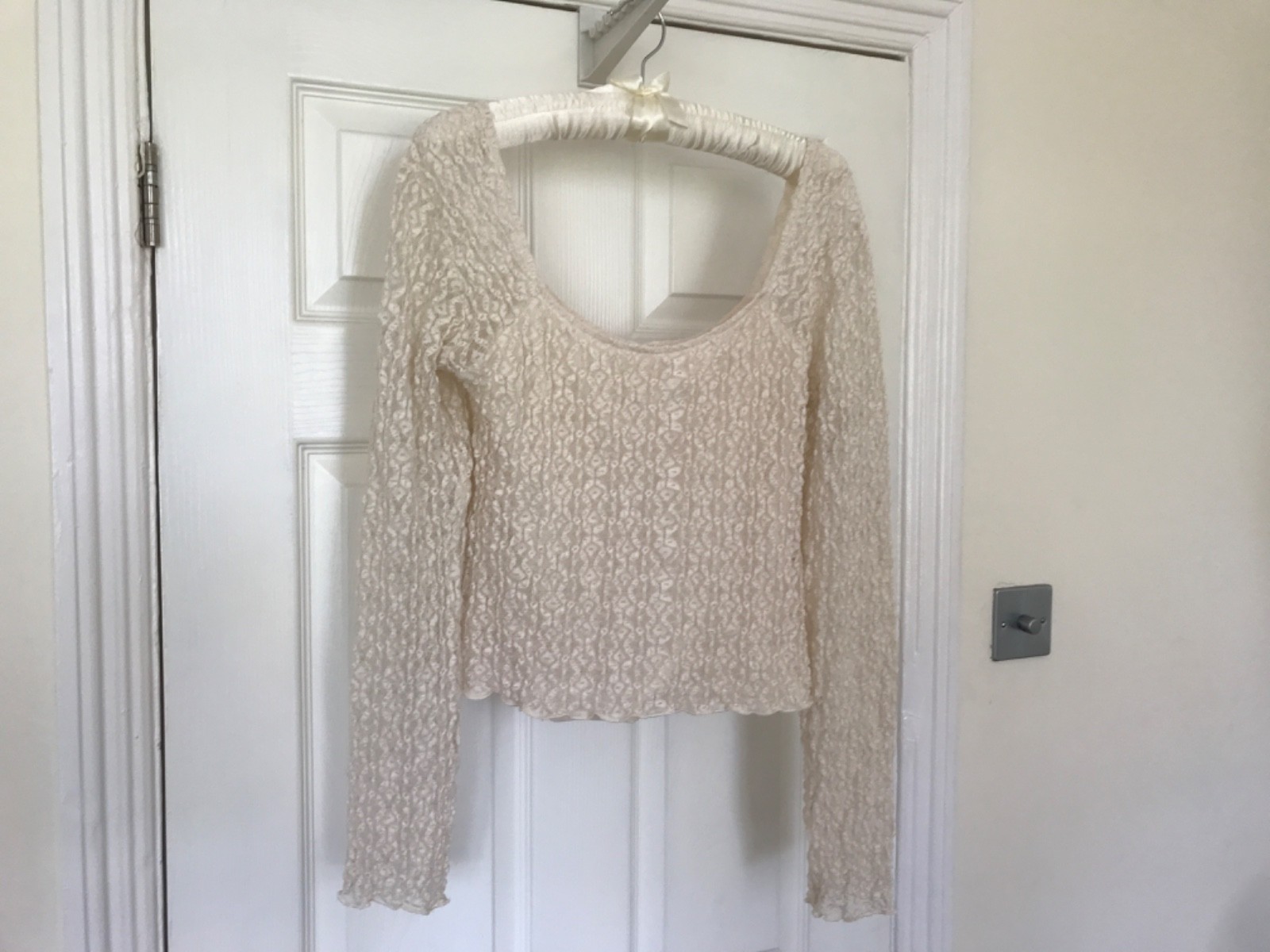 Anthropology Top Long Sleeved Elasticated Stretch top