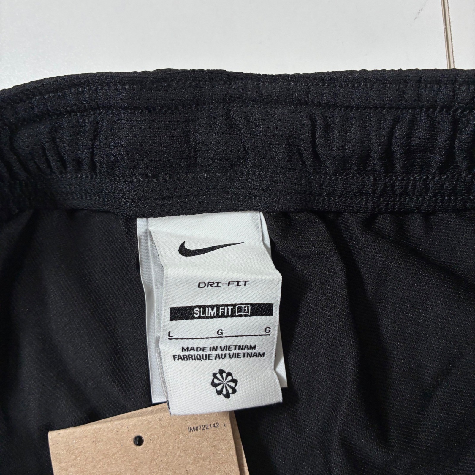 NEW Nike USMNT Strike Soccer Pants Large Slim Black Dri-FIT Jogger Sweatpants