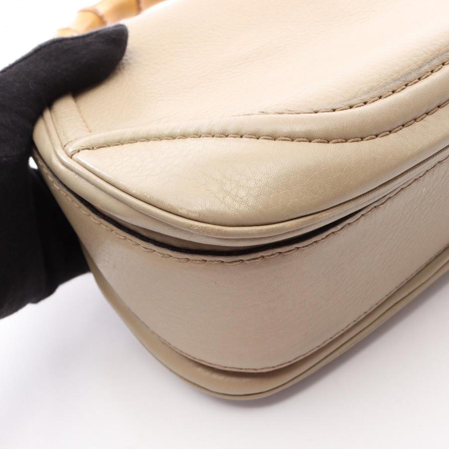 GUCCI Bag: New Bamboo 2WAY 254884 Beige W26.5×H17.5×D9cm w/ strap;