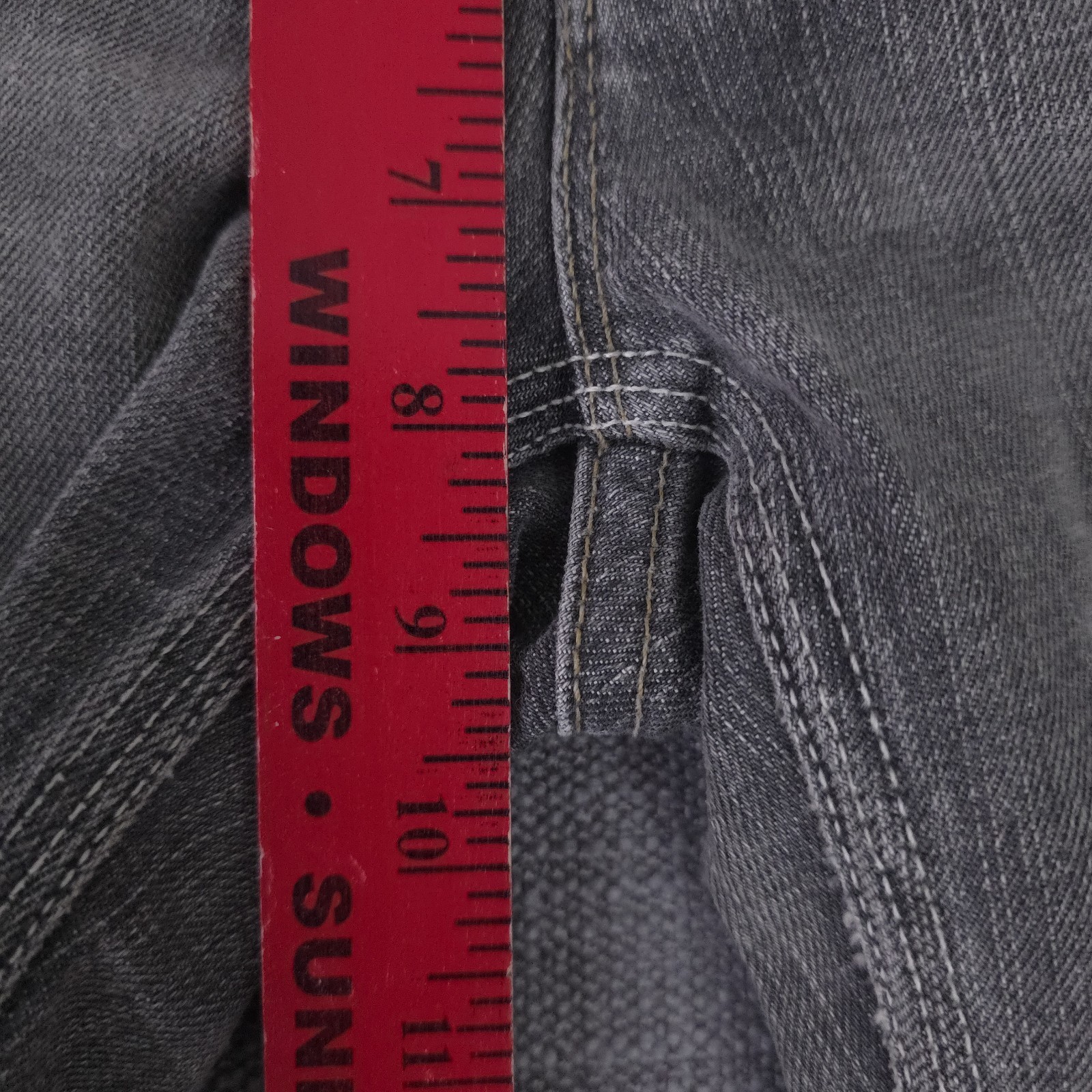 NWT Seven For All Mankind Flynt Gray Jeans Bootcut Size 27 (29×33.5) Made In USA