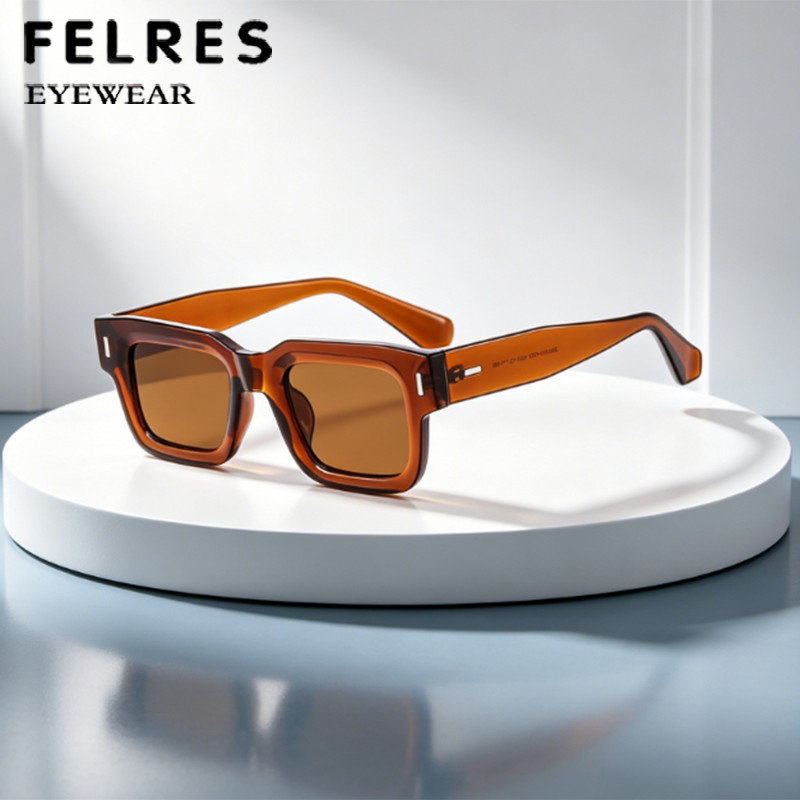 Men Square Tinted Reading Glasses Women Thick Frame Presbyopic Sunglasses +6.0