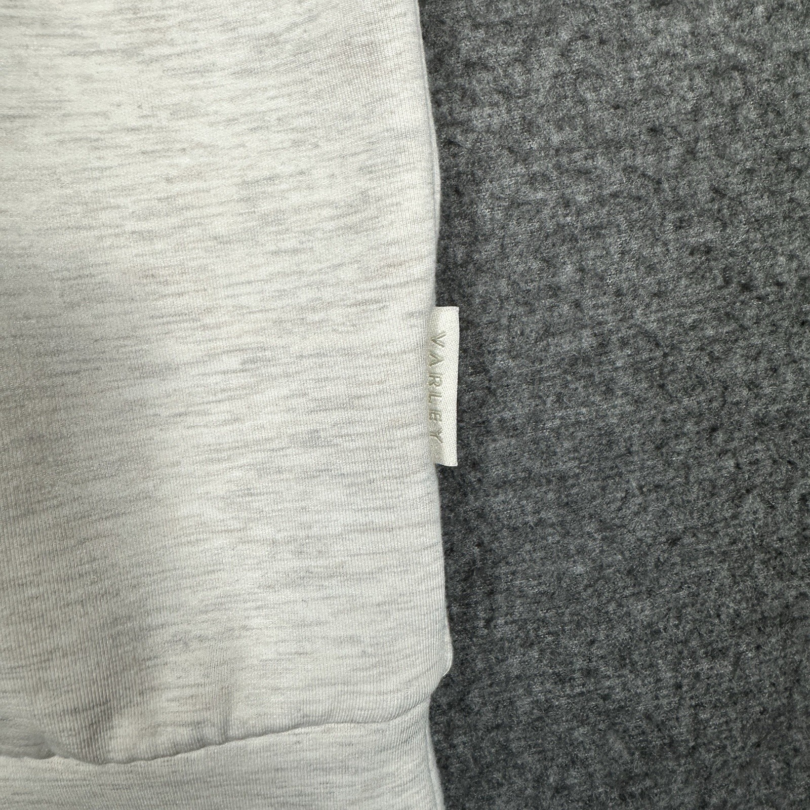 Varley Hawley Half-Zip Sweatshirt Beige Gray Women’s Large Oversized Athleisure