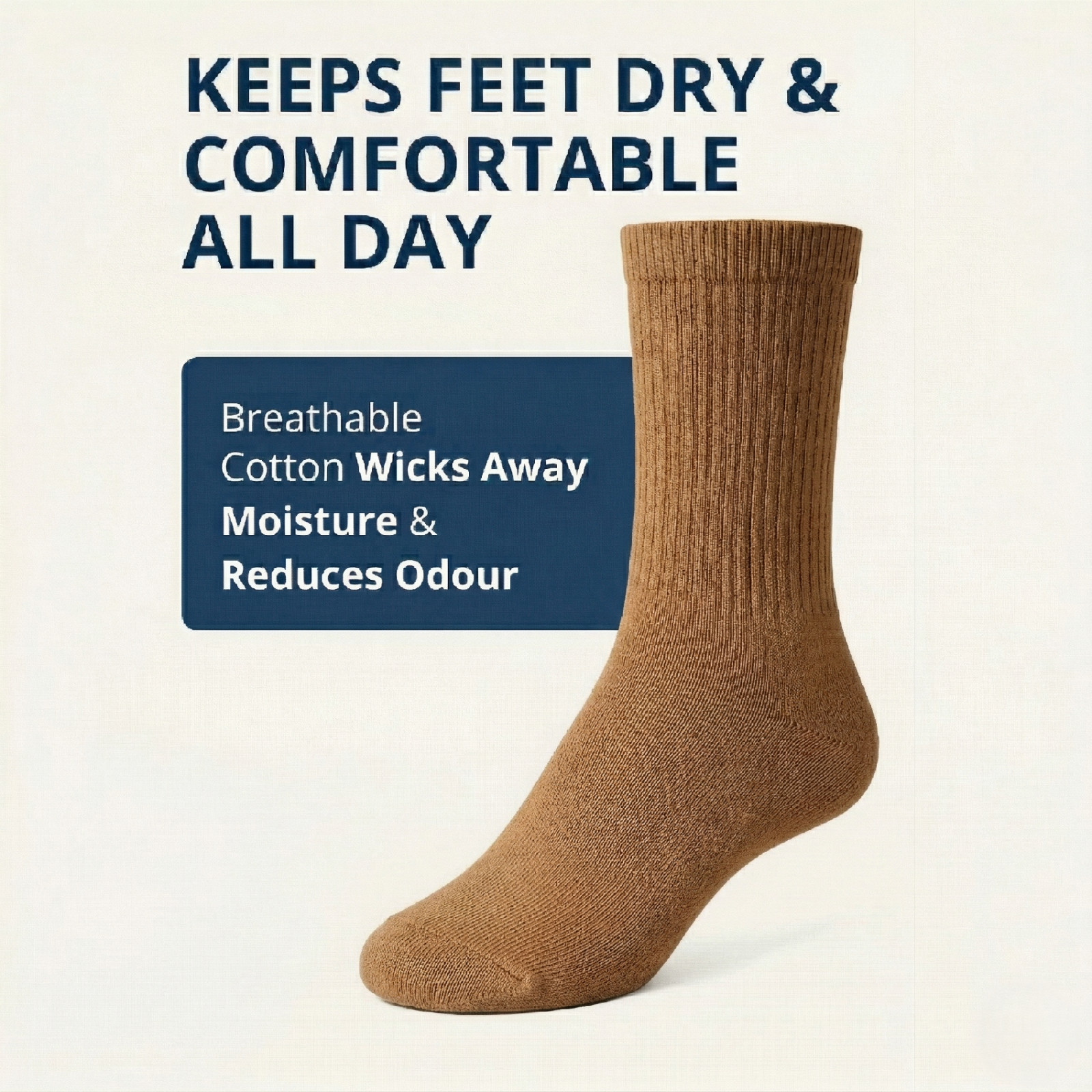 9 Pairs Diabetic Socks Quarter Ankle Mens Circulatory Health Cotton 9-11 10-13
