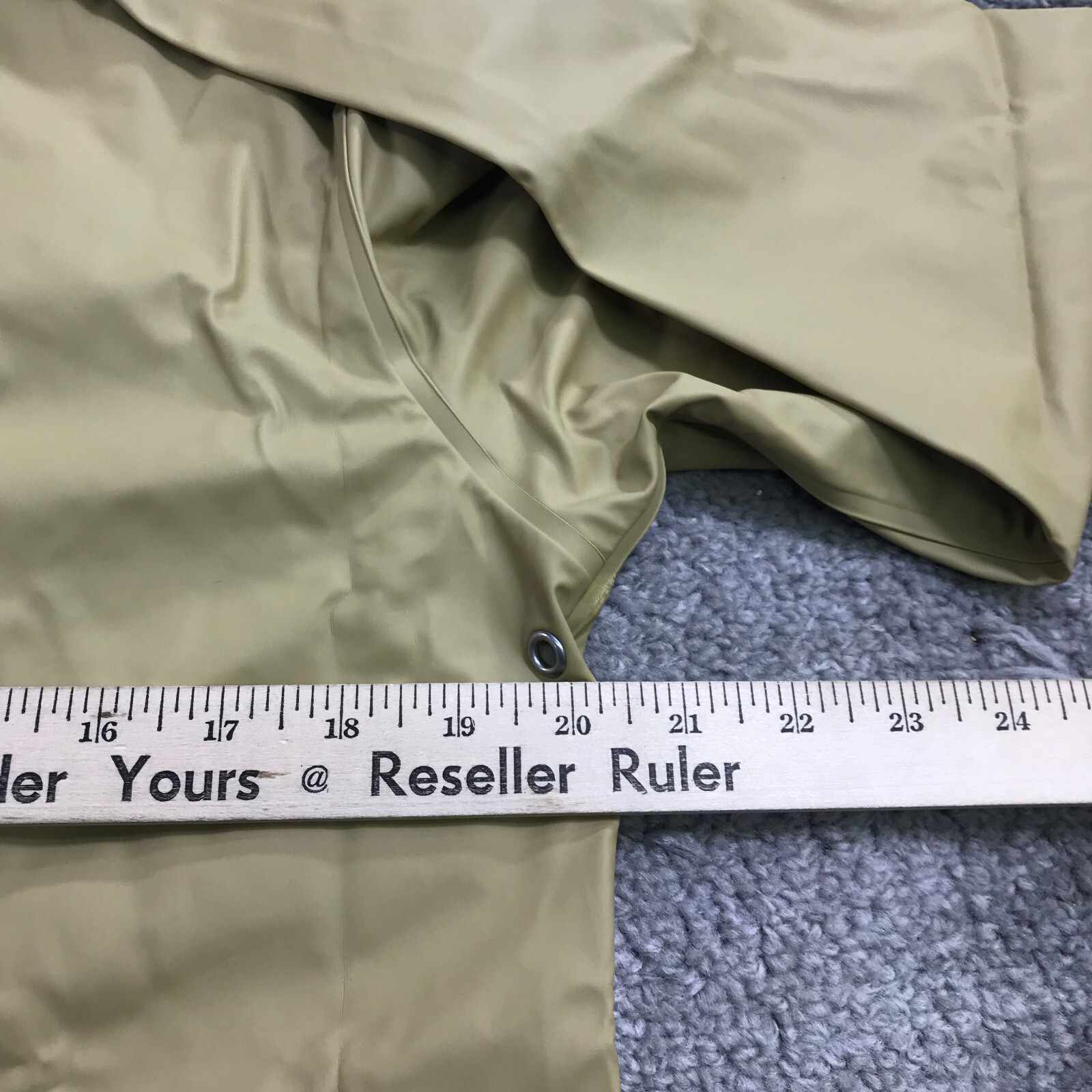 Stutterheim Jacket Mens 2XS XXS Snap Hoodie Hood Rain Coat Heavy Stockholm Nude